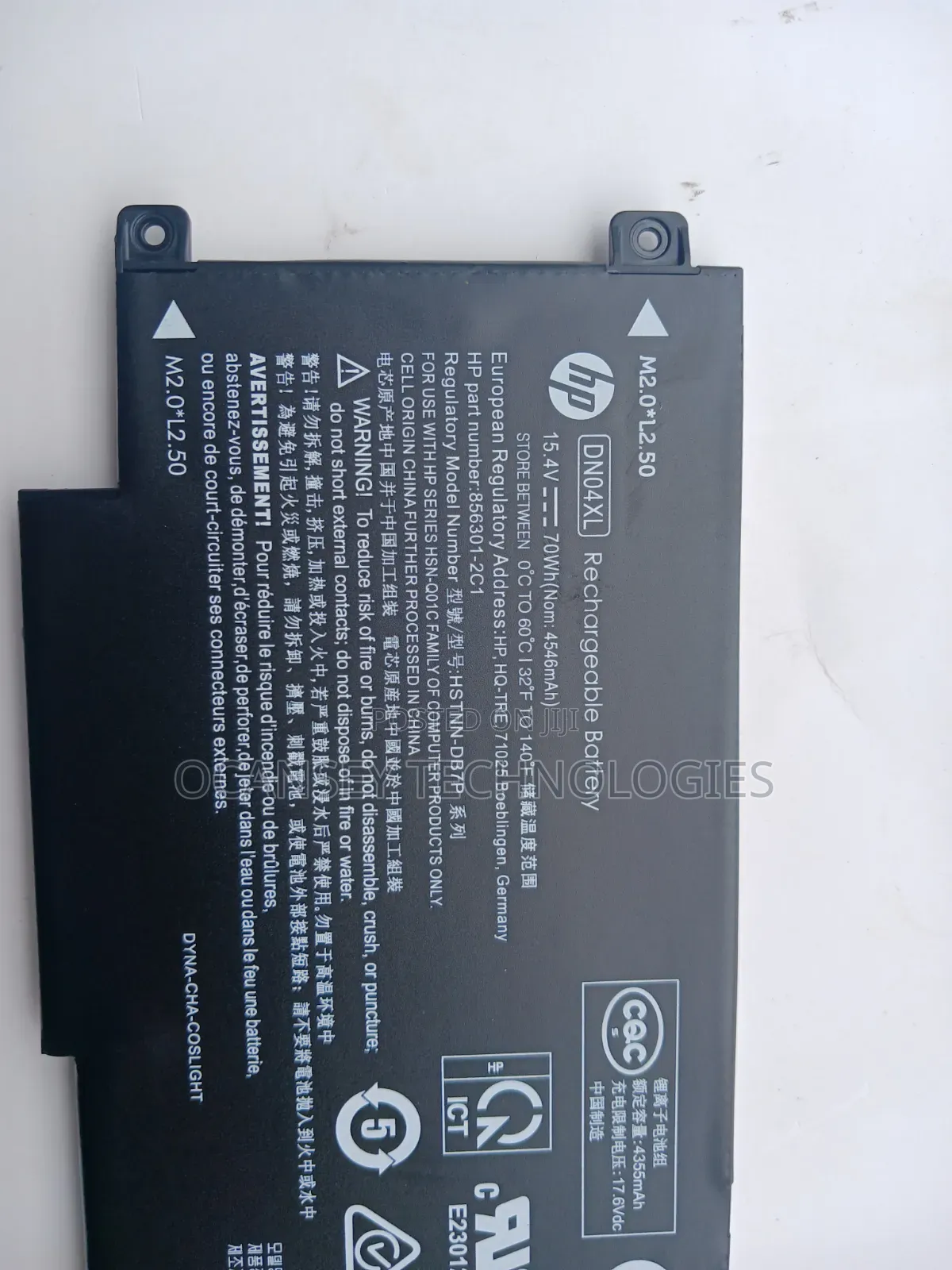 Original HP Dn04xl Battery for Zbook X2 G4