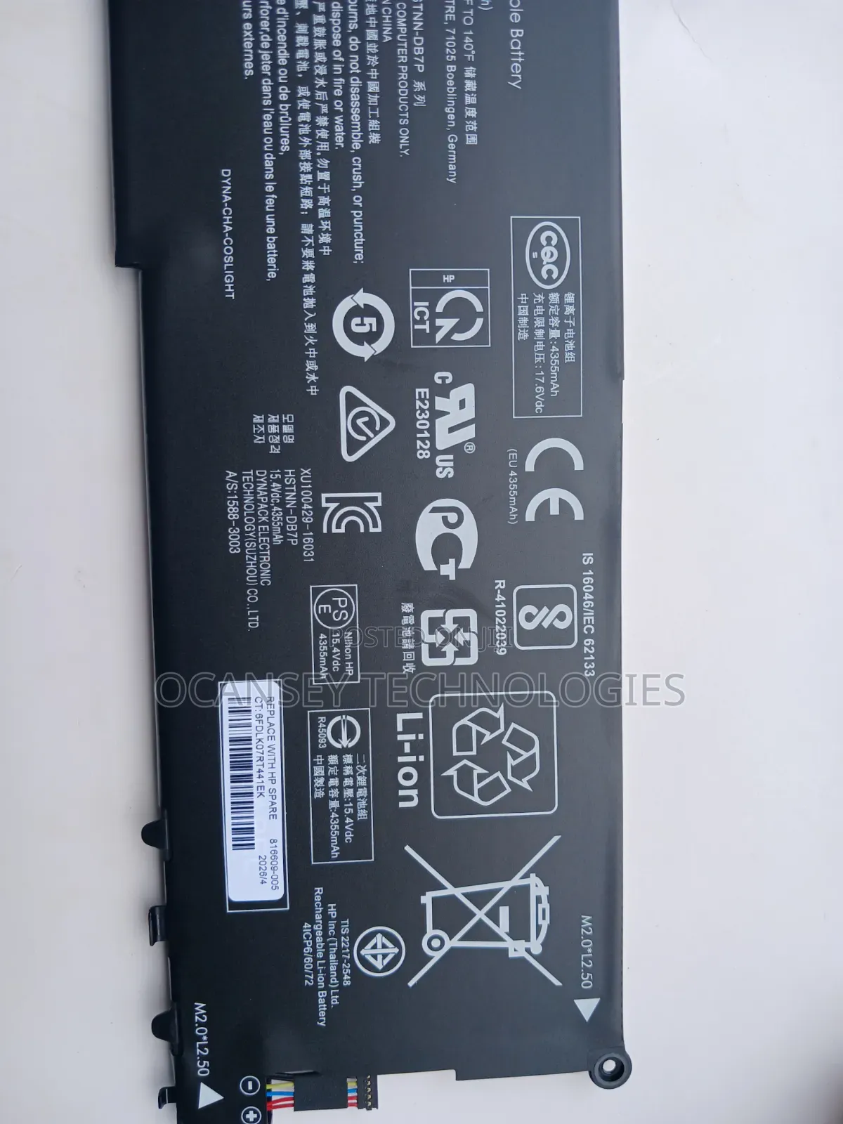Original HP Dn04xl Battery for Zbook X2 G4