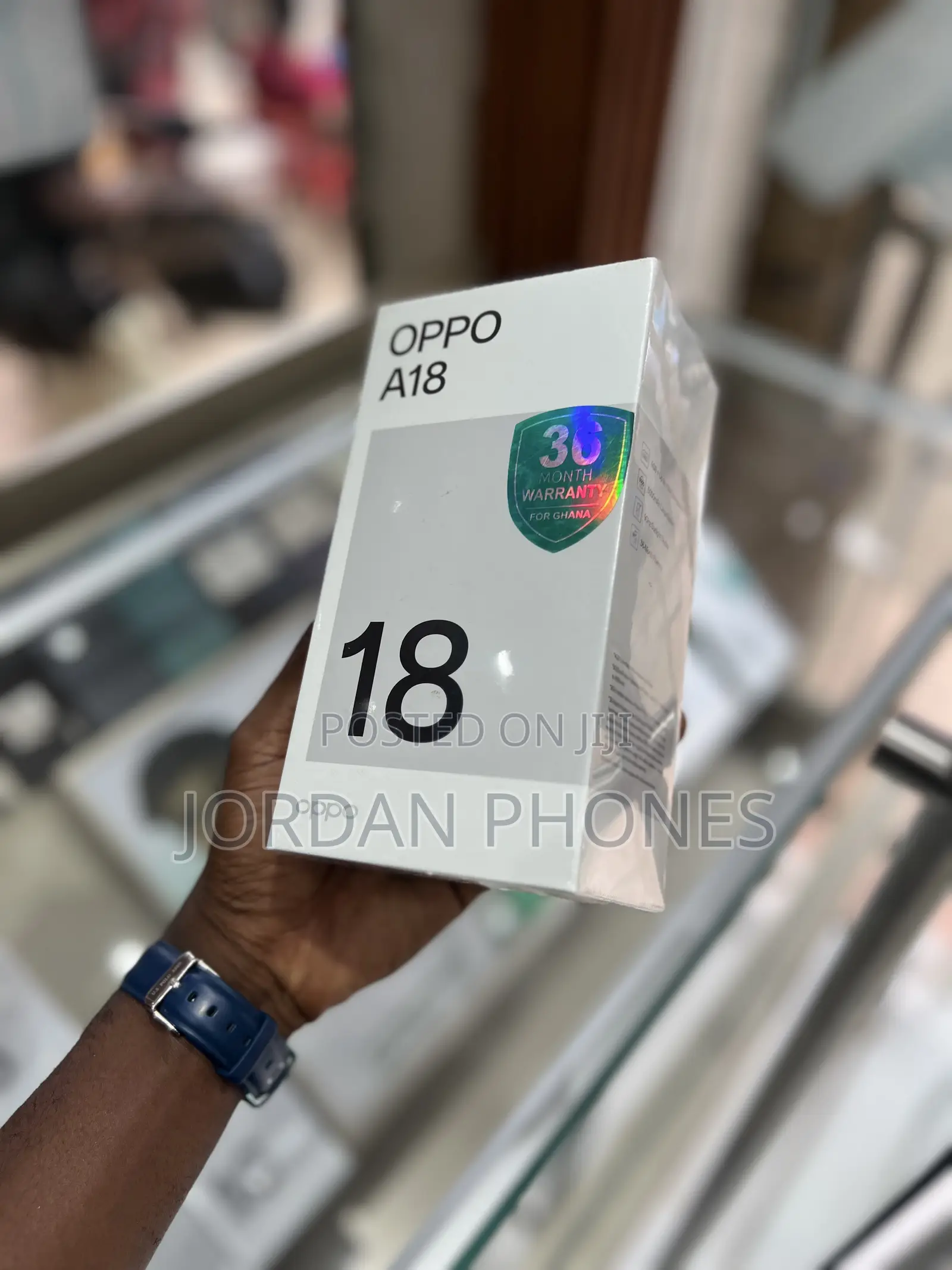 New Oppo A18 64 GB Blue