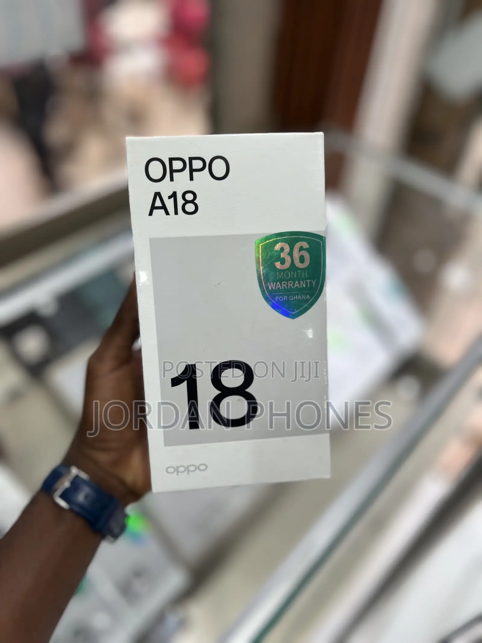 New Oppo A18 128 GB Blue
