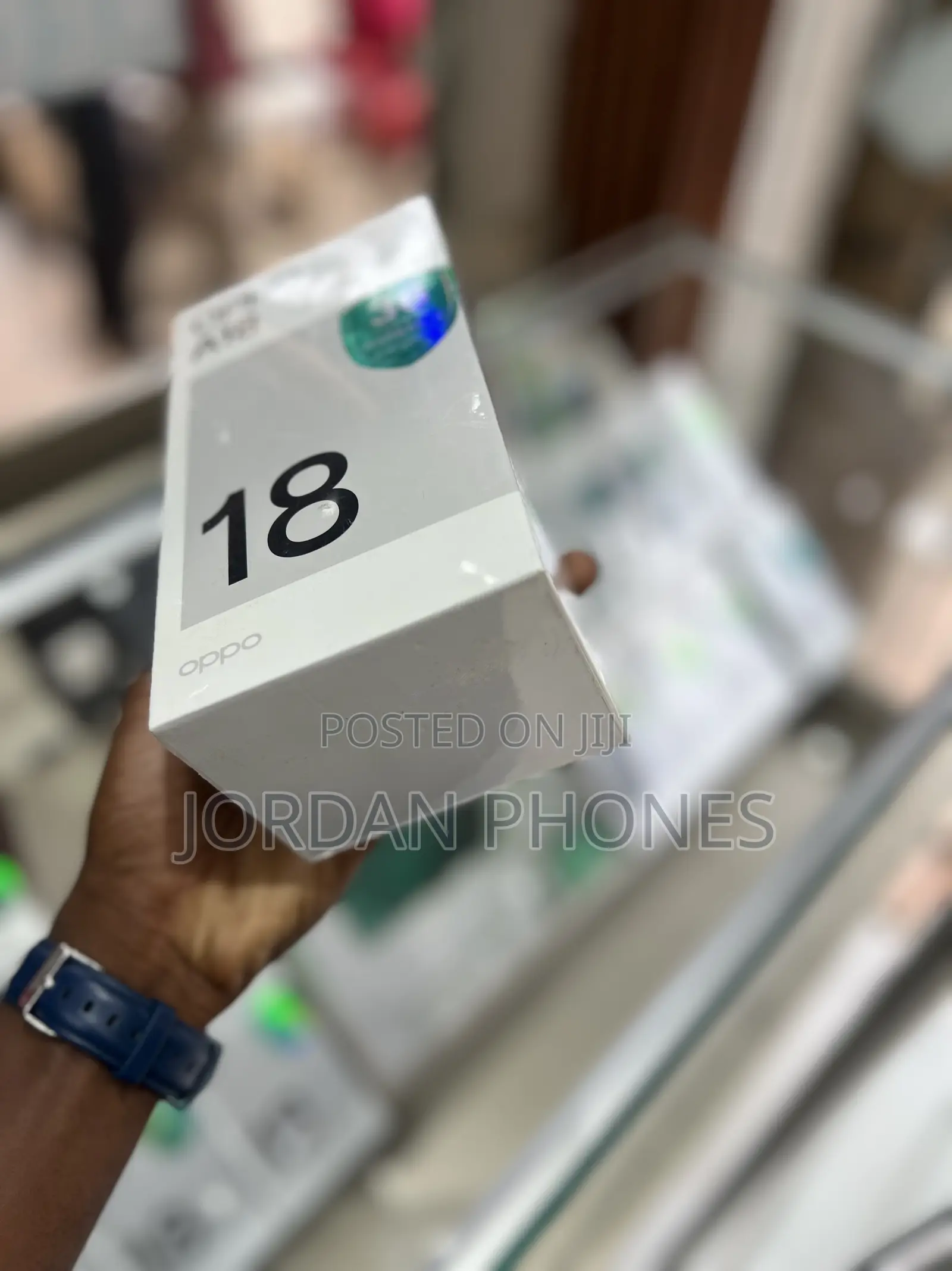 New Oppo A18 128 GB Blue