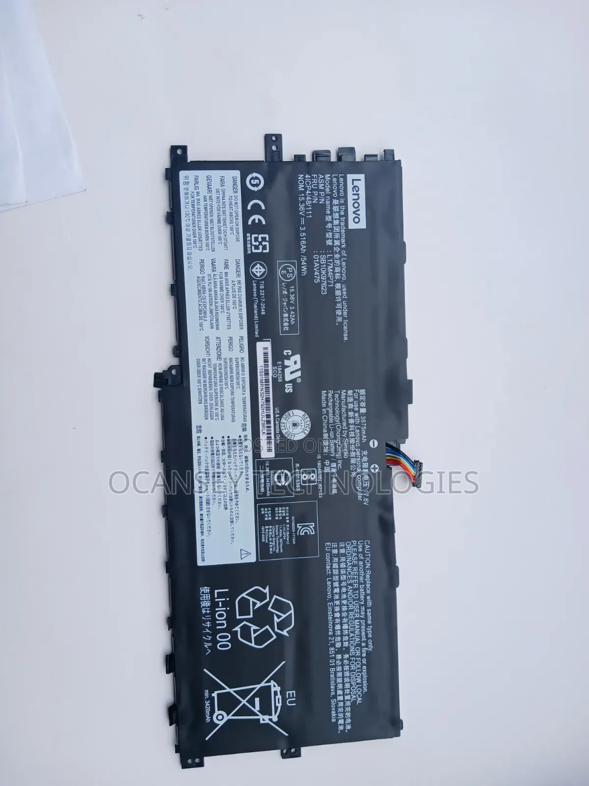 Original Lenovo L17m4p71 L17c4p71 L17m4p73 for X1 Yoga 3rd Gen