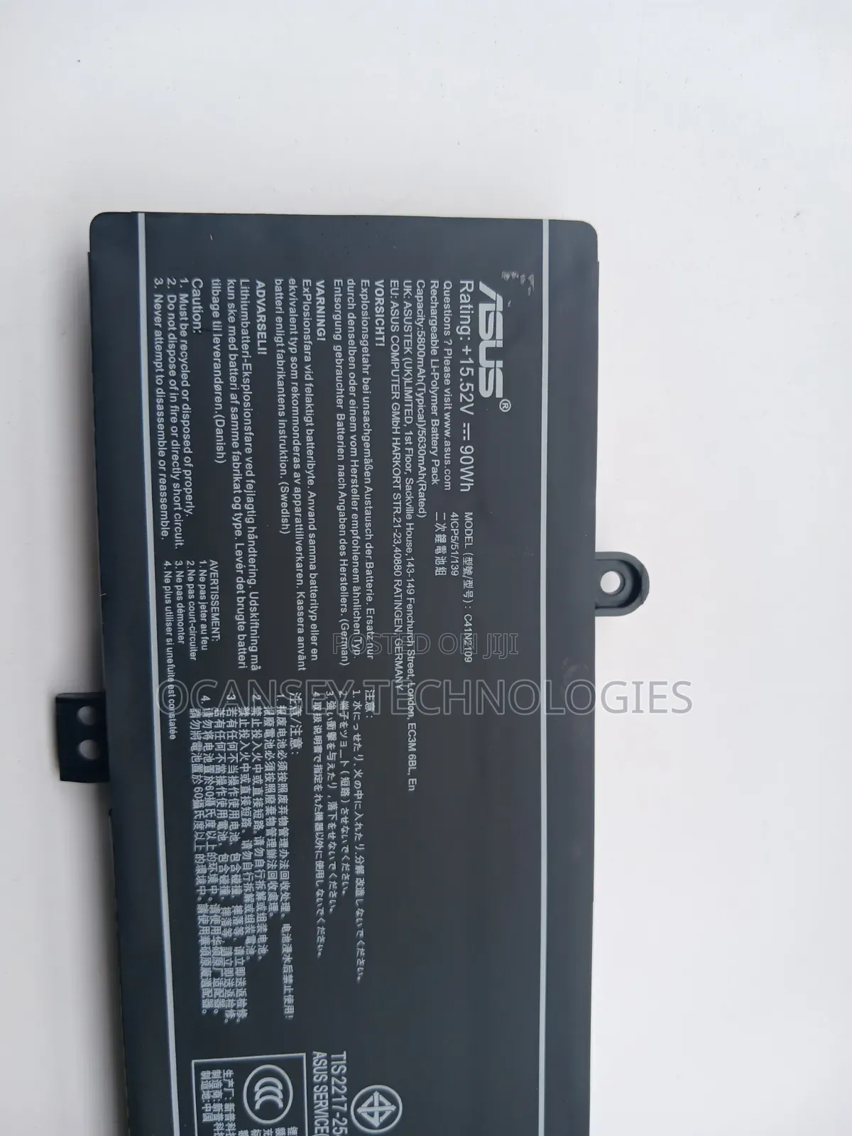 Original ASUS C41n2109 Battery for Rog X16 Rog Scar 18 G834 Gv691rm