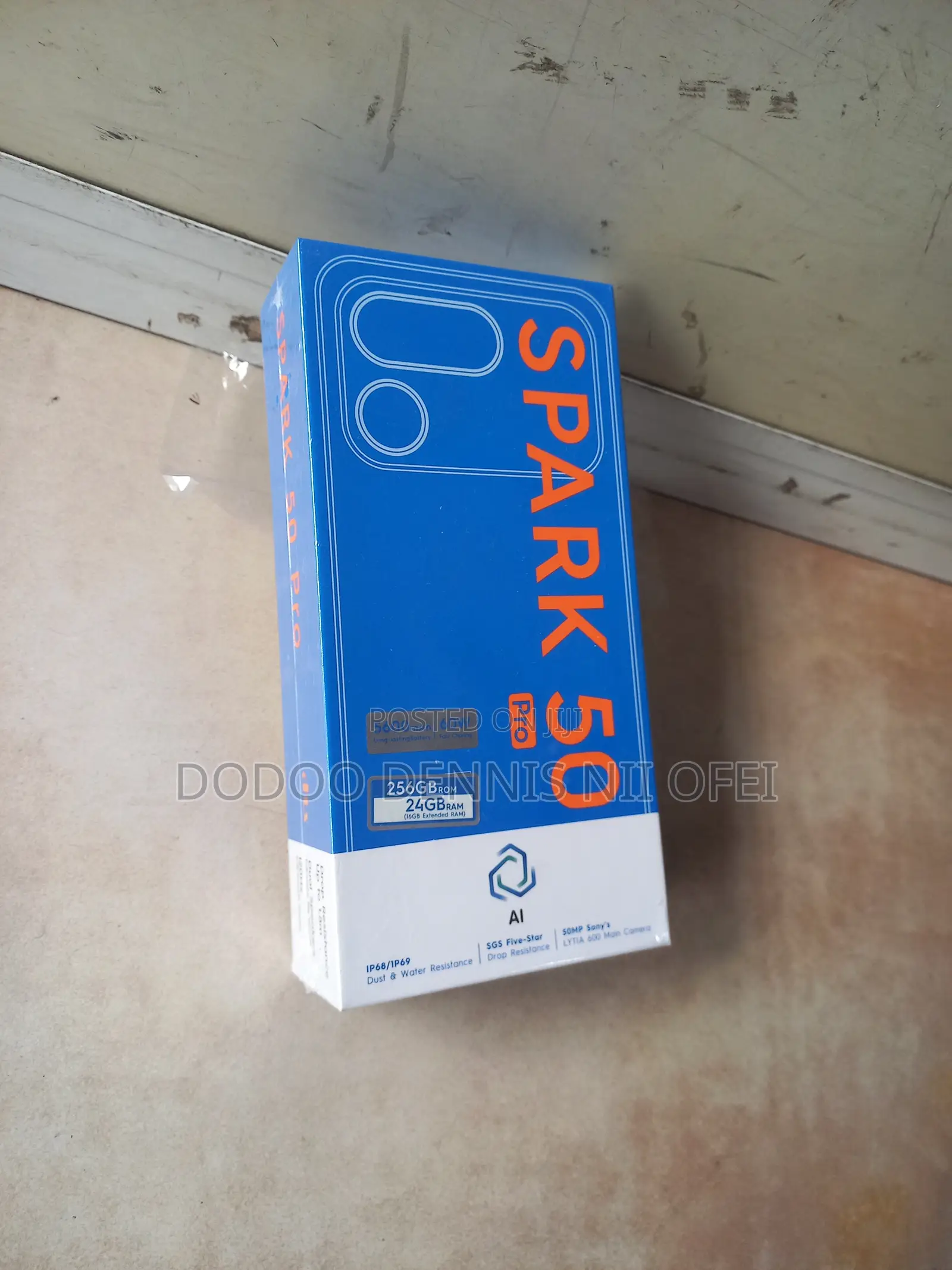 New Tecno Spark 50 Pro 256 GB Black
