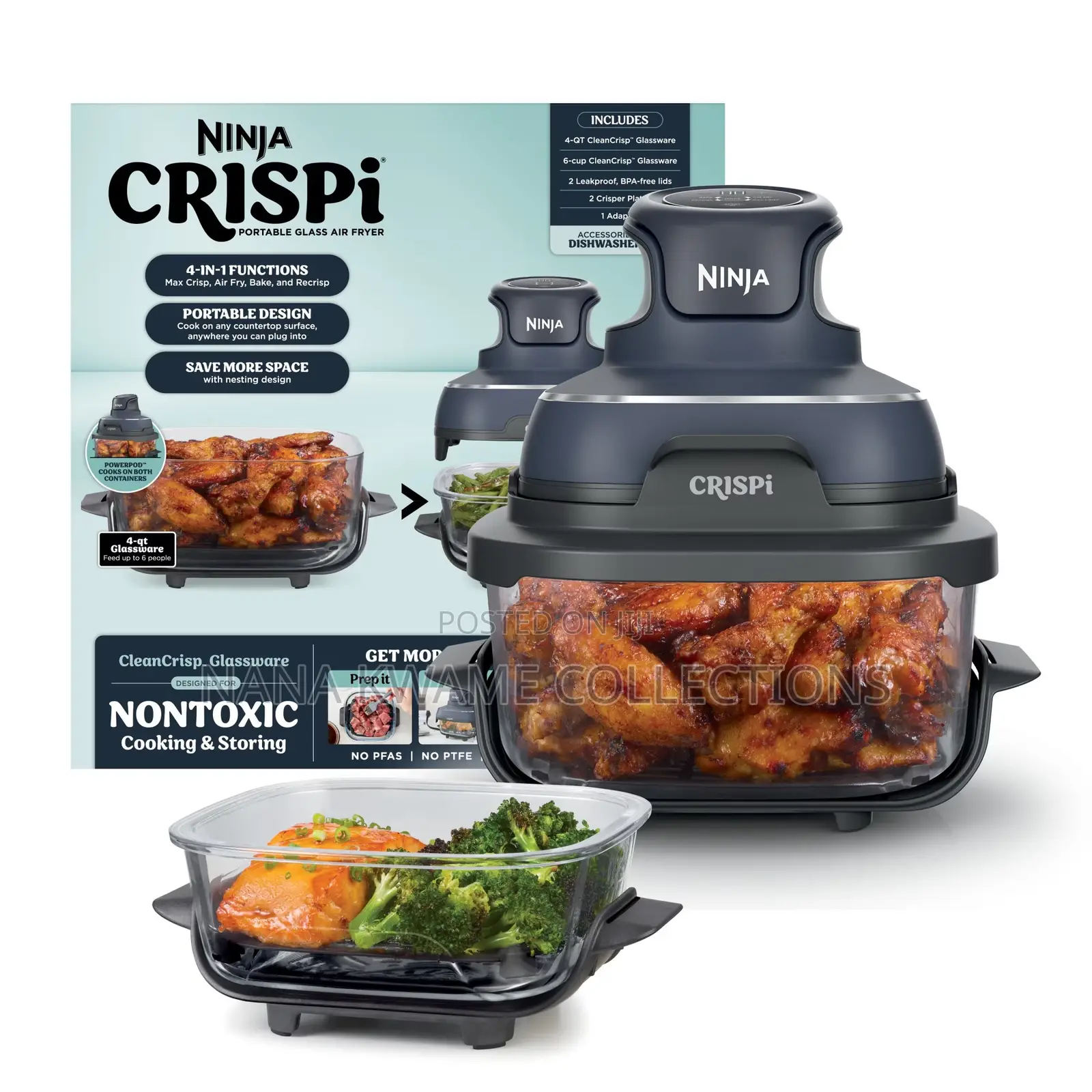 Ninja Crispi Portable Hlass Fryer