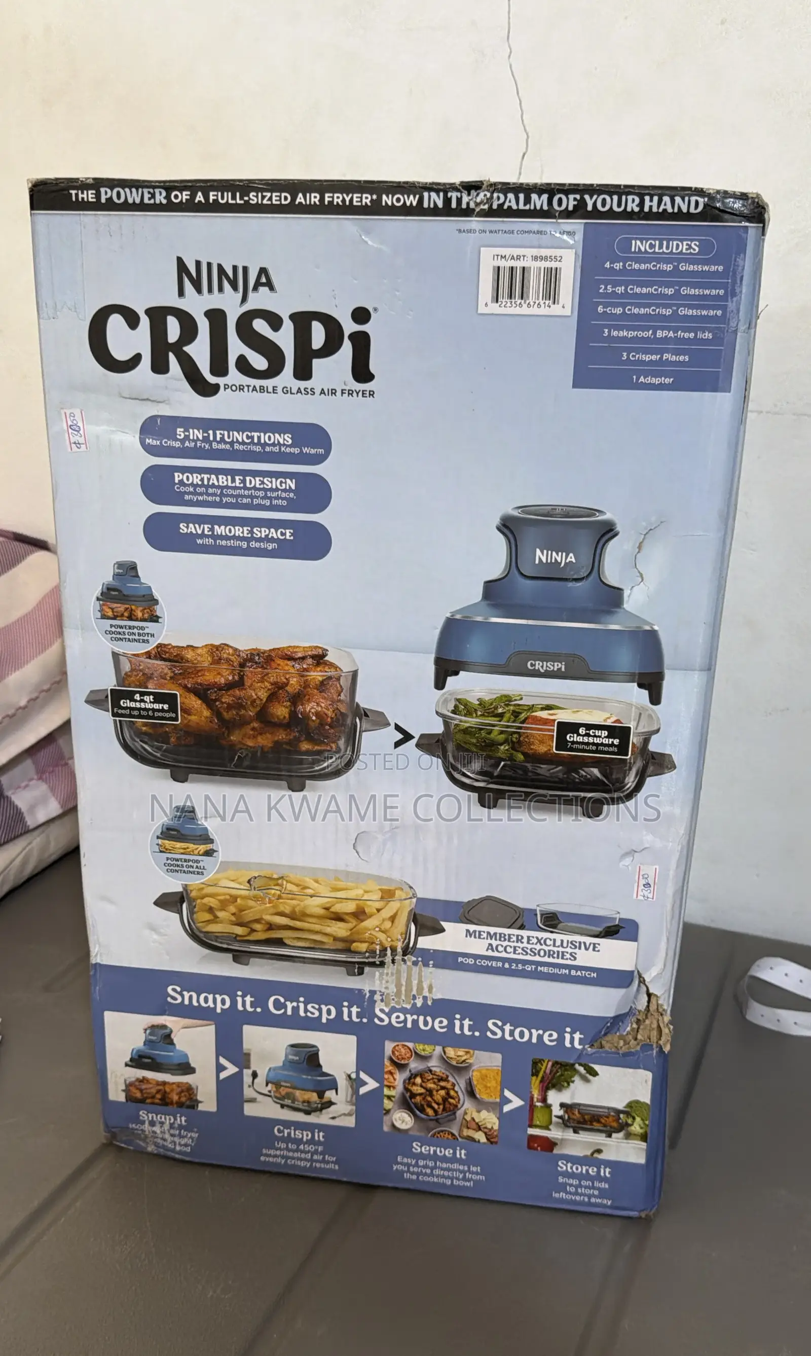 Ninja Crispi Portable Hlass Fryer