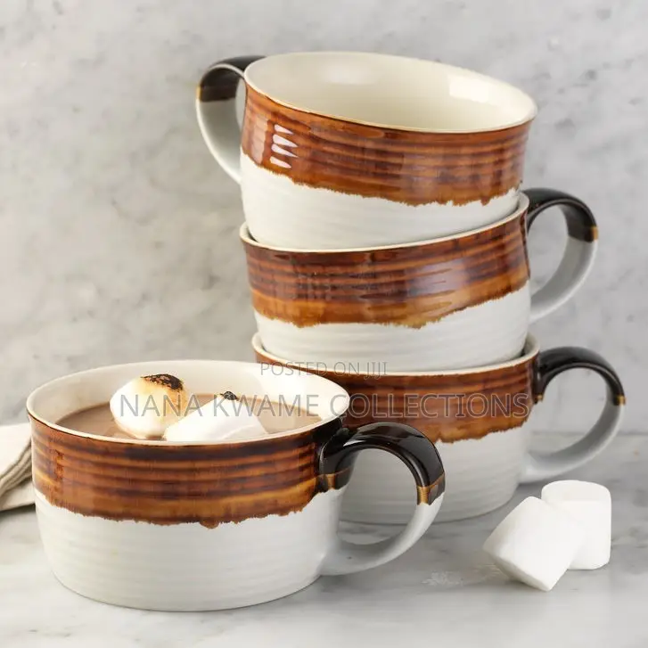 Home Essentials Oversized 4 Set Mugs