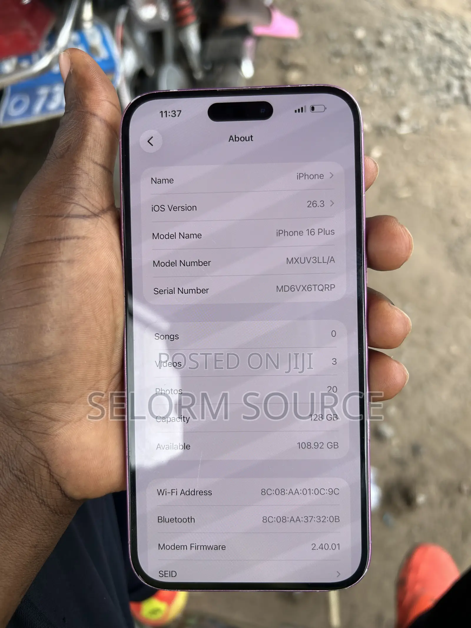 Apple iPhone 16 Plus 128 GB Pink