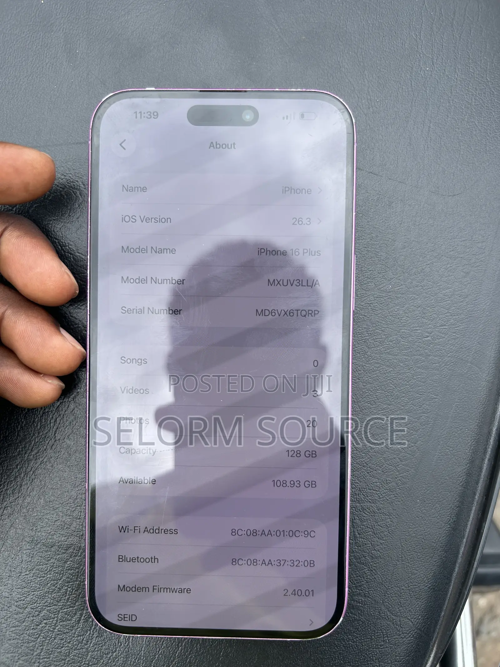 Apple iPhone 16 Plus 128 GB Pink