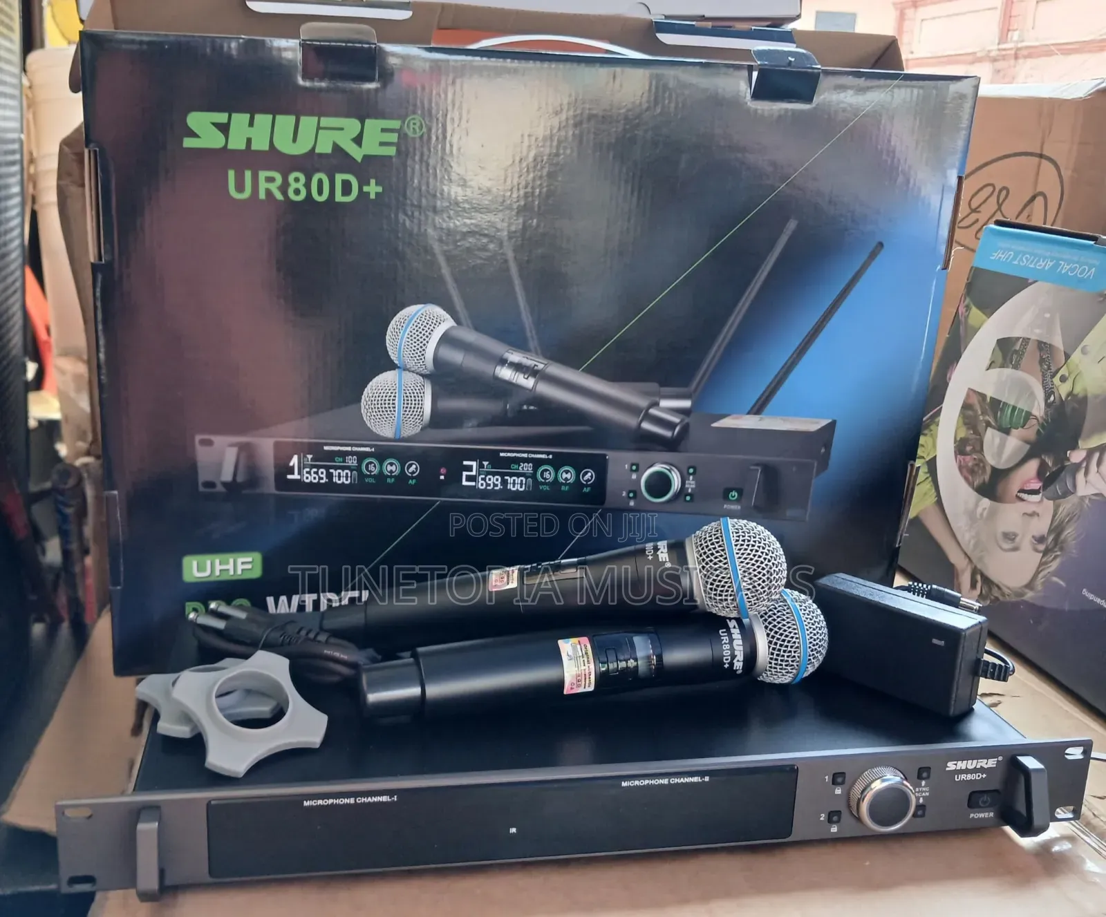 Shure UR80D+ 2in1 UHF Wireless Microphone