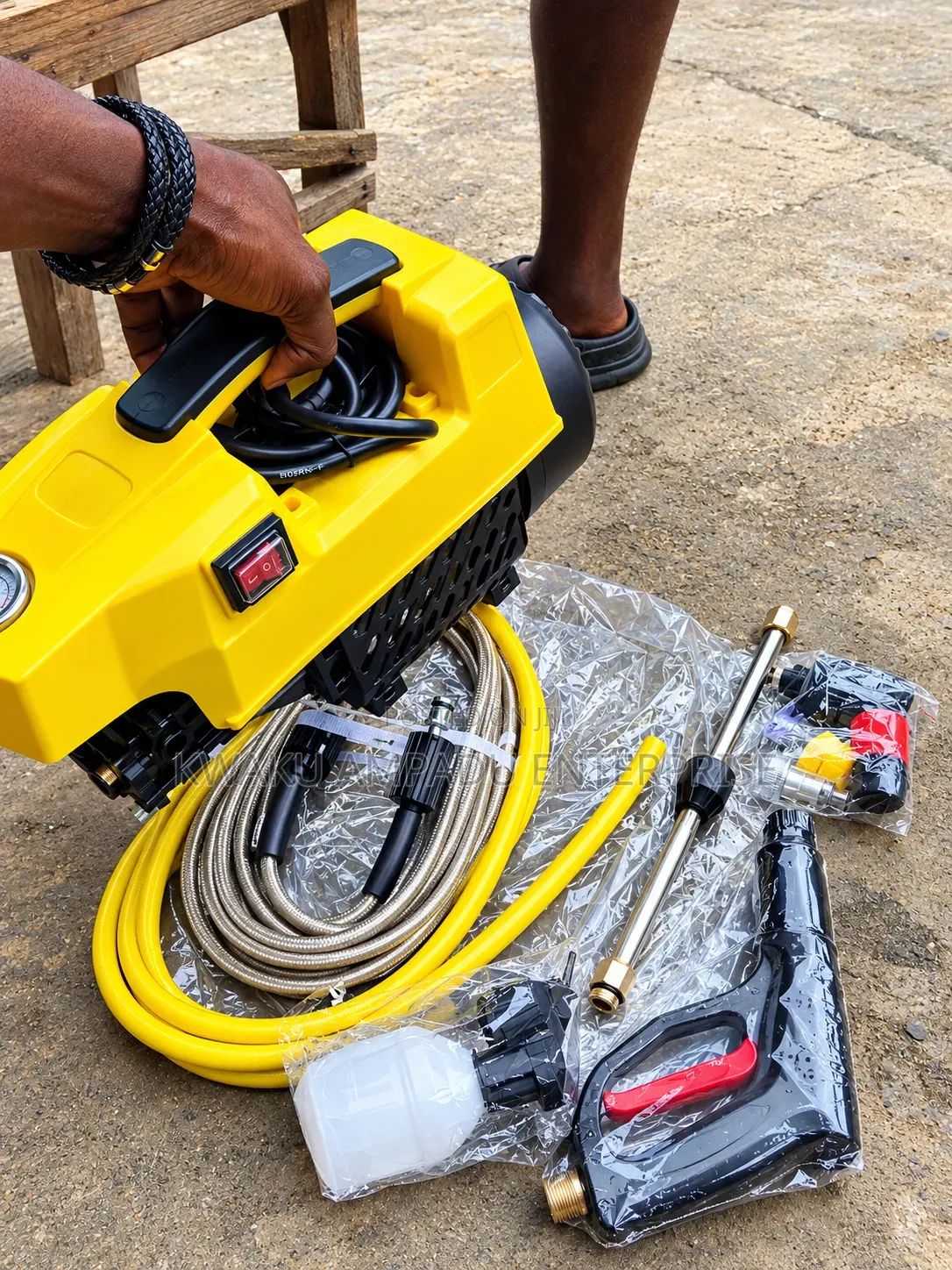 Portable Electric High-Pressure Washer | Car Wash Home Cleaning