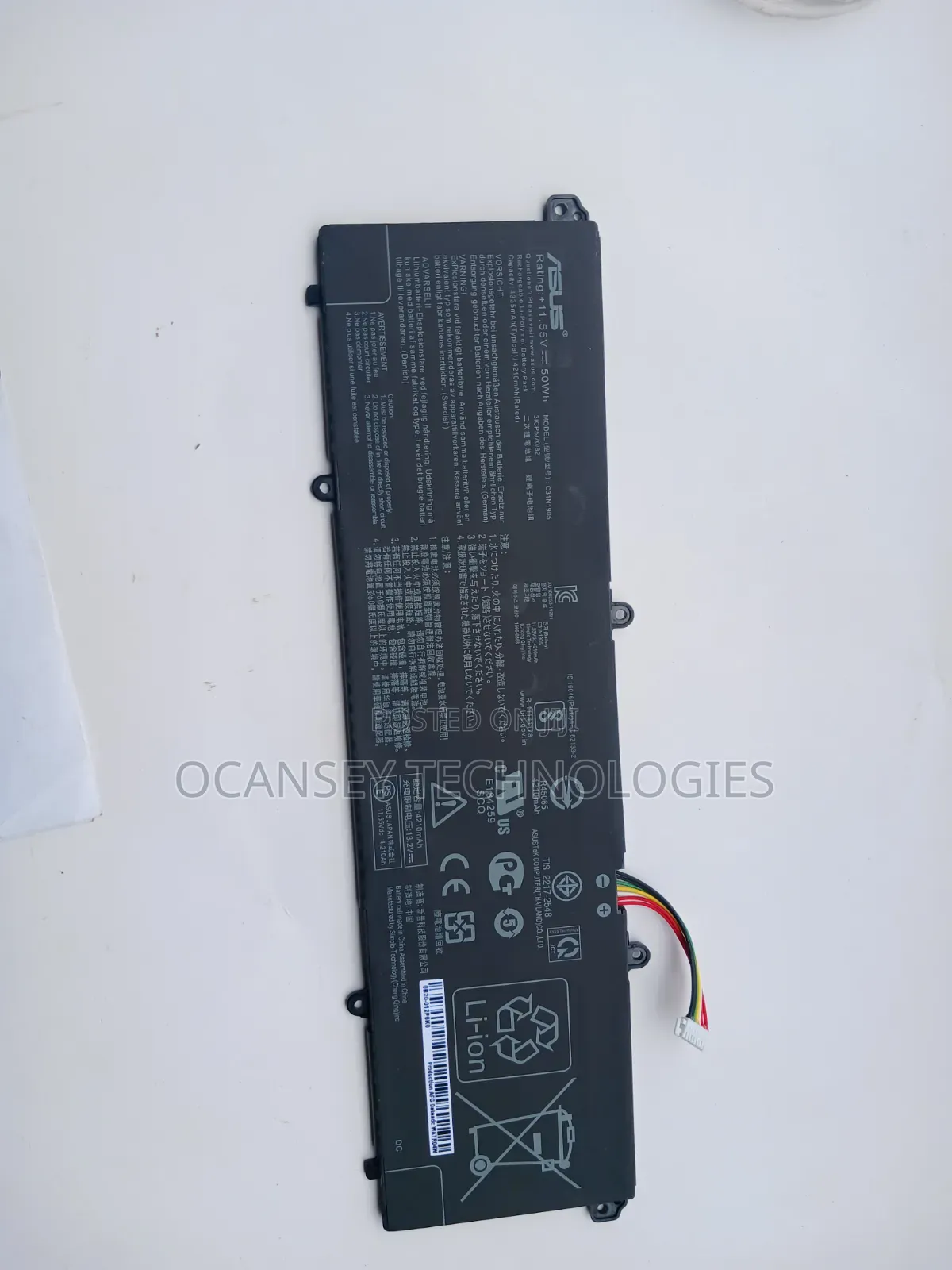 Original ASUS C31n1905 Battery for Vivobook S13 S333 S333ja. S14 S15