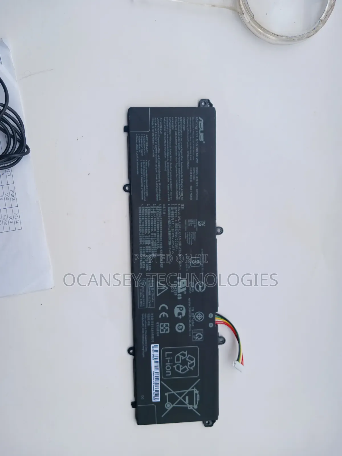 Original ASUS C31n1905 Battery for Vivobook S13 S333 S333ja. S14 S15