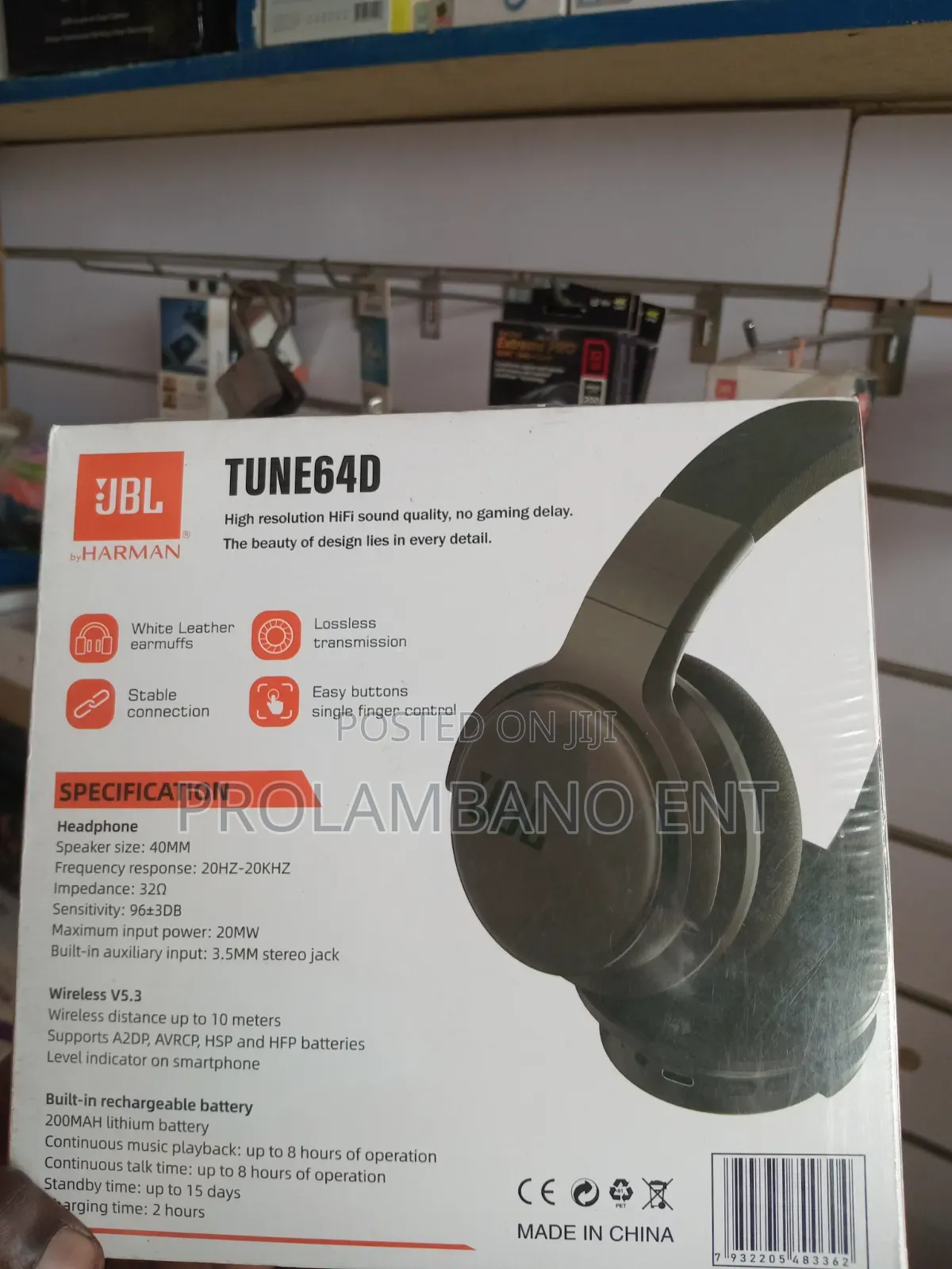 *Jbl Tune64d Headset