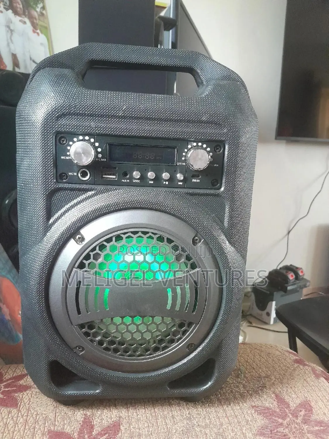 Portable Rechargeable Speaker With FM, Mic Jack USB Slot for Sale