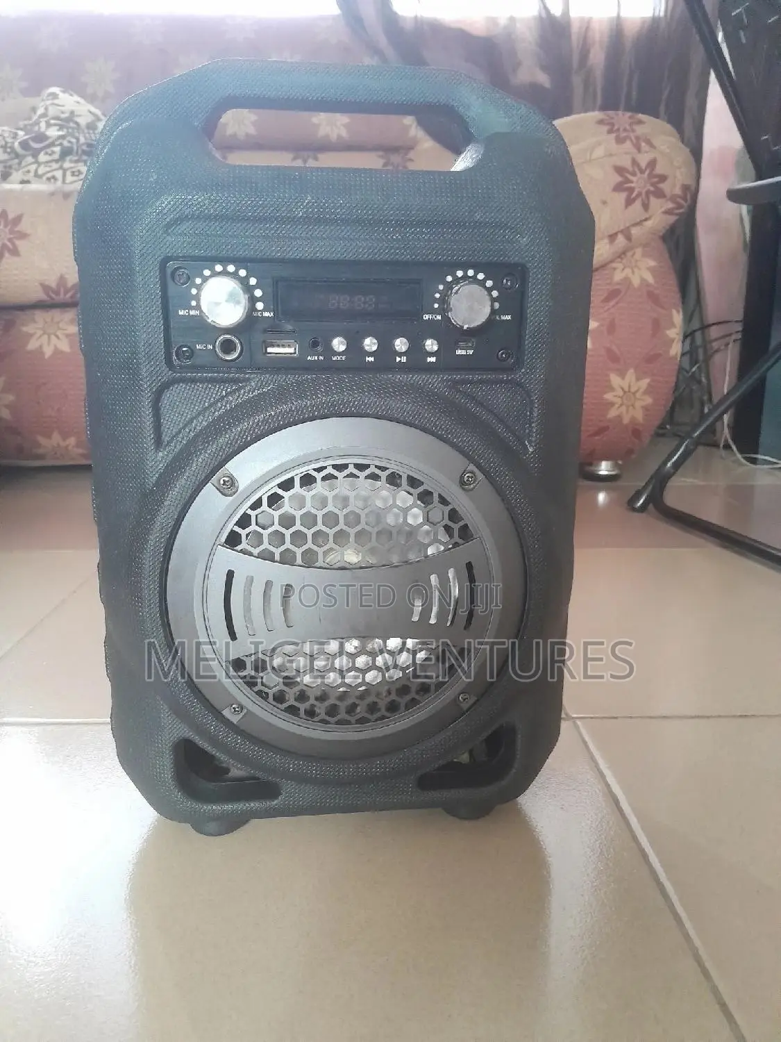 Portable Rechargeable Speaker With FM, Mic Jack USB Slot for Sale