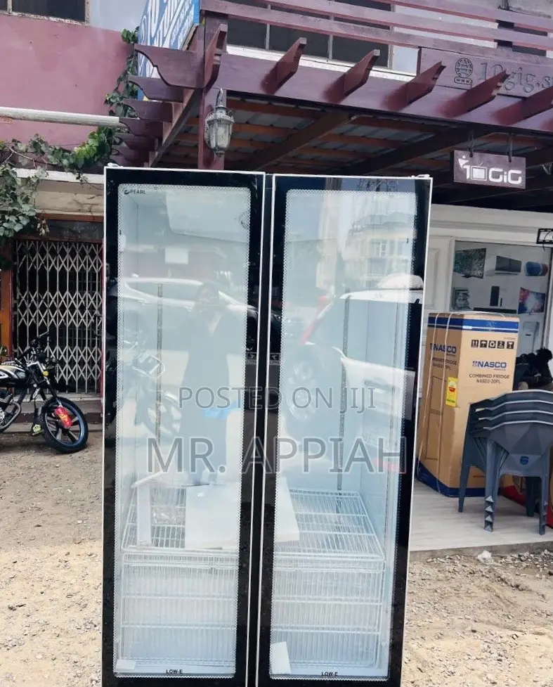 Extremely Durable Pearl PVC-801-27AA Side by Side Fridge(Black).