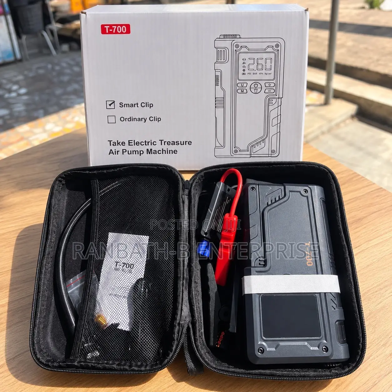 T-700 Multi-Function Jump Starter – 1200A Max Current