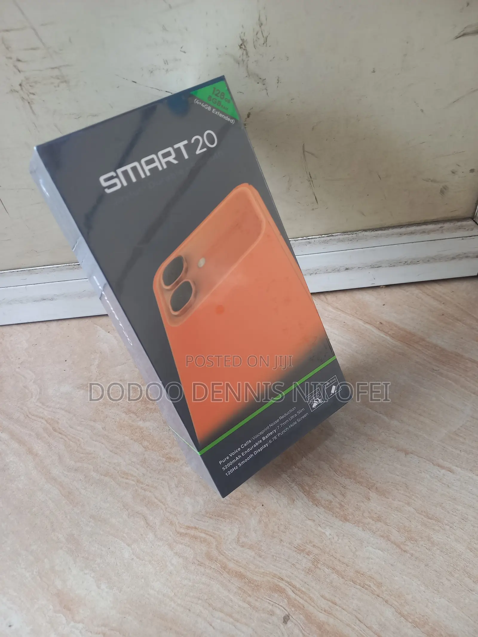 New Infinix Smart 20 128 GB Black
