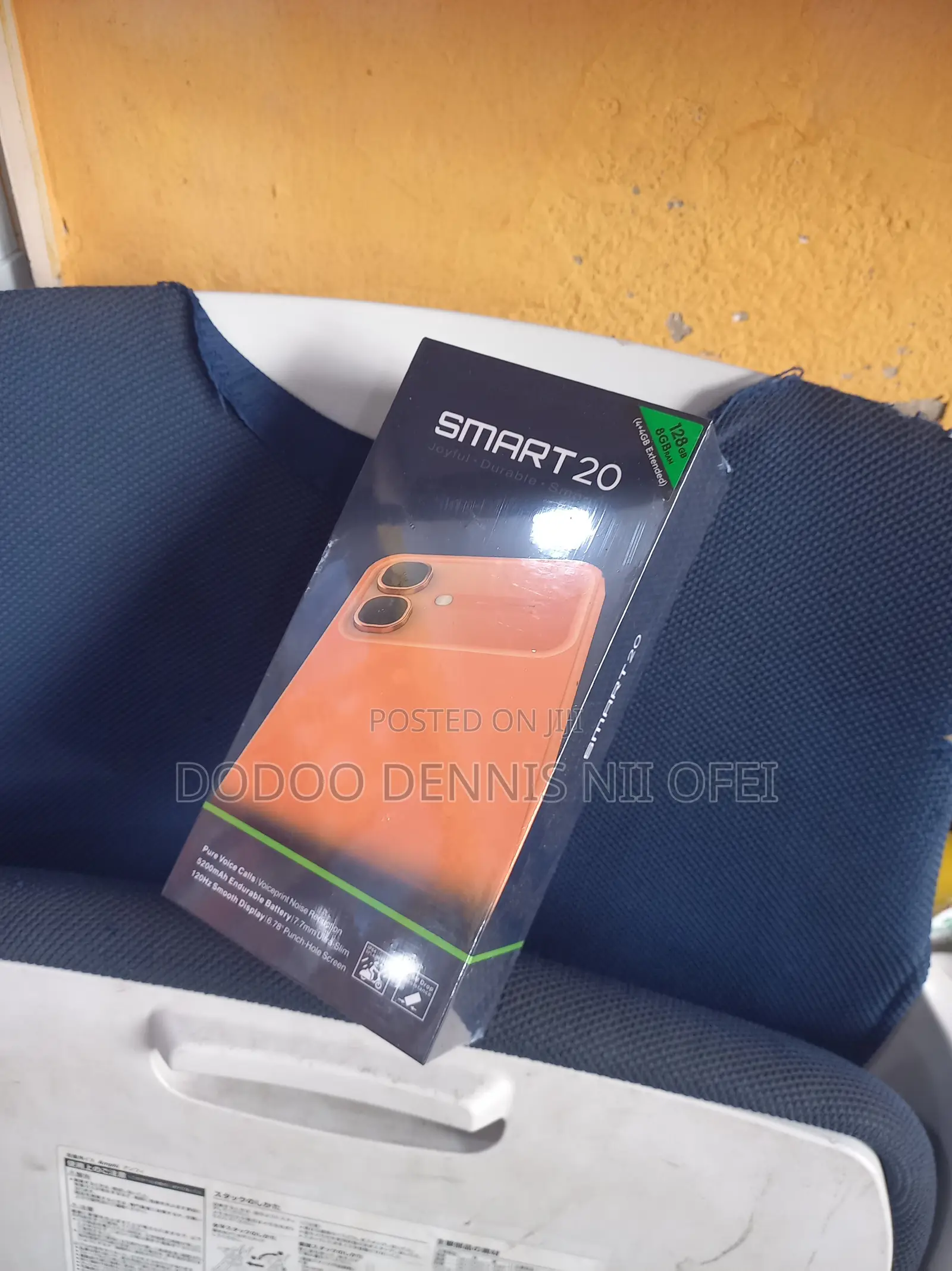 New Infinix Smart 20 128 GB Black