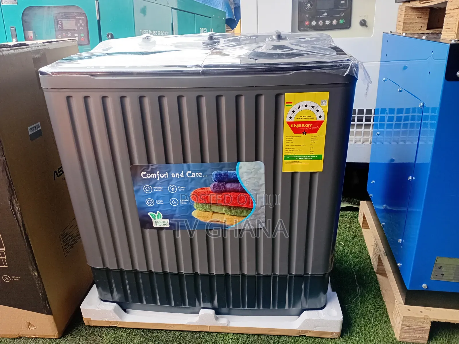 Asano 10KG Automatic Washer – Big Capacity, Excellent Cleaning 10kg