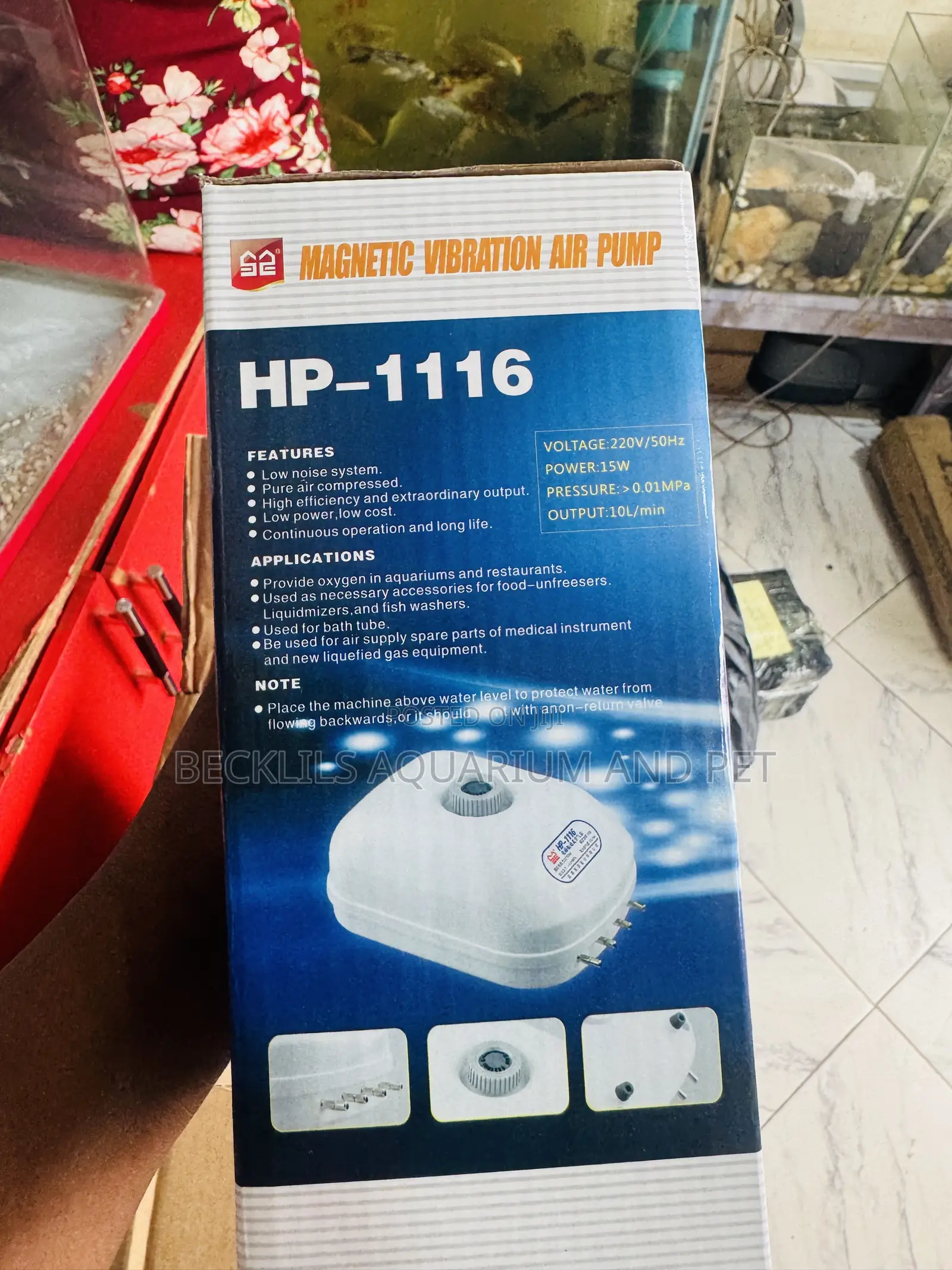 4 Outlet (15 Watts ) Aerator - Airpump