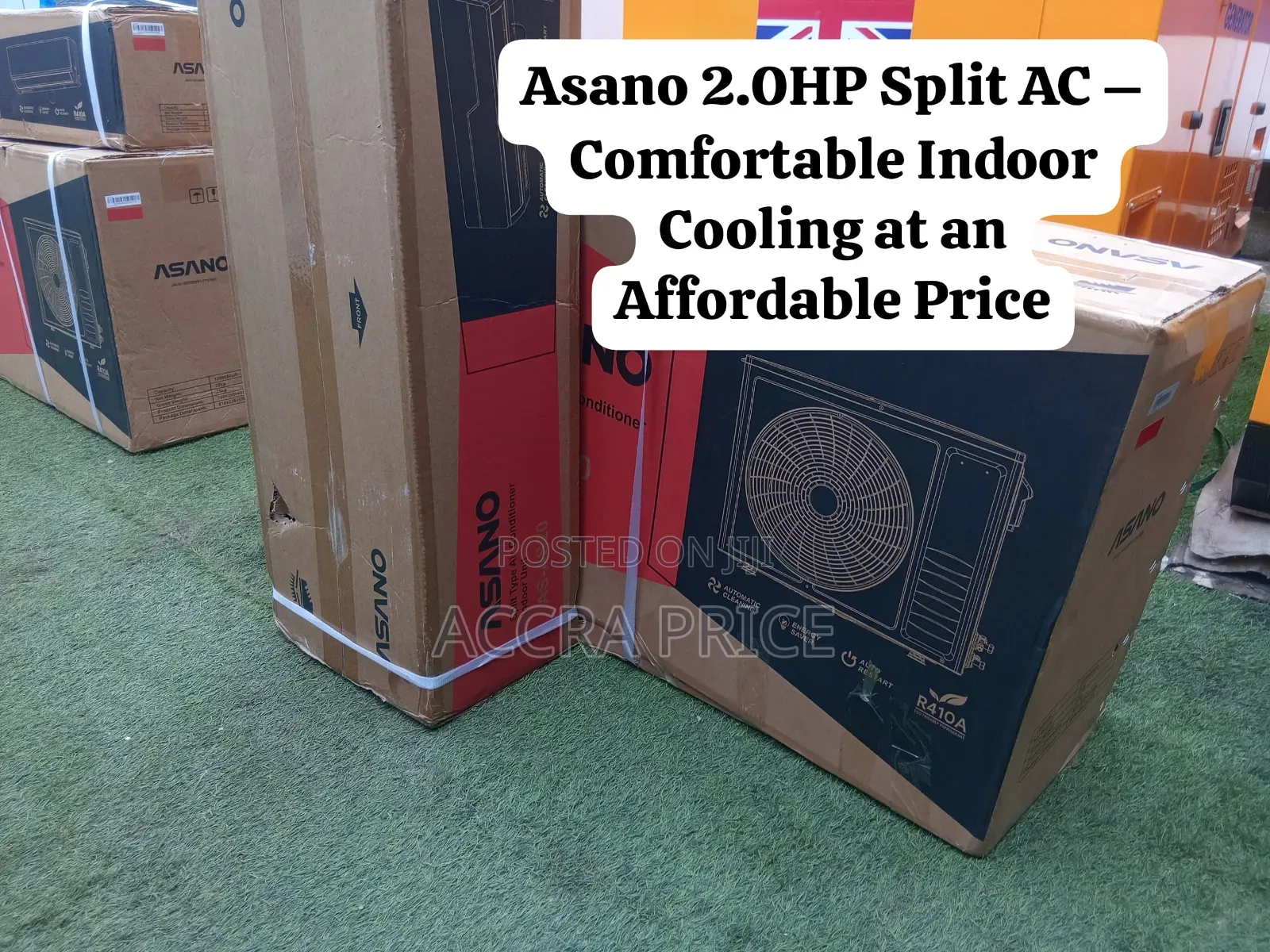 Asano 2.0HP Split AC – Super Cooling Performance, Modern Look