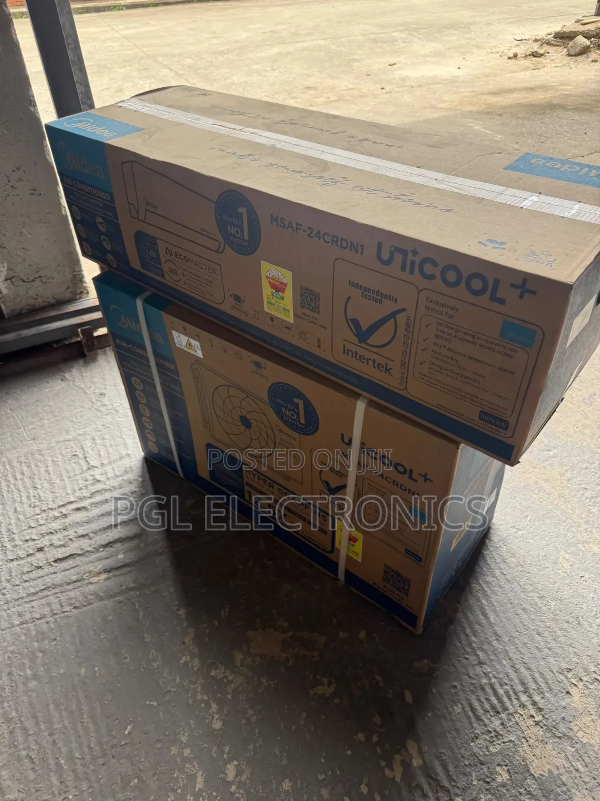 Midea 2.5hp R32 Uncool+ Inverter 70% Energy Saving Msaf-24crdn1-R32 AC