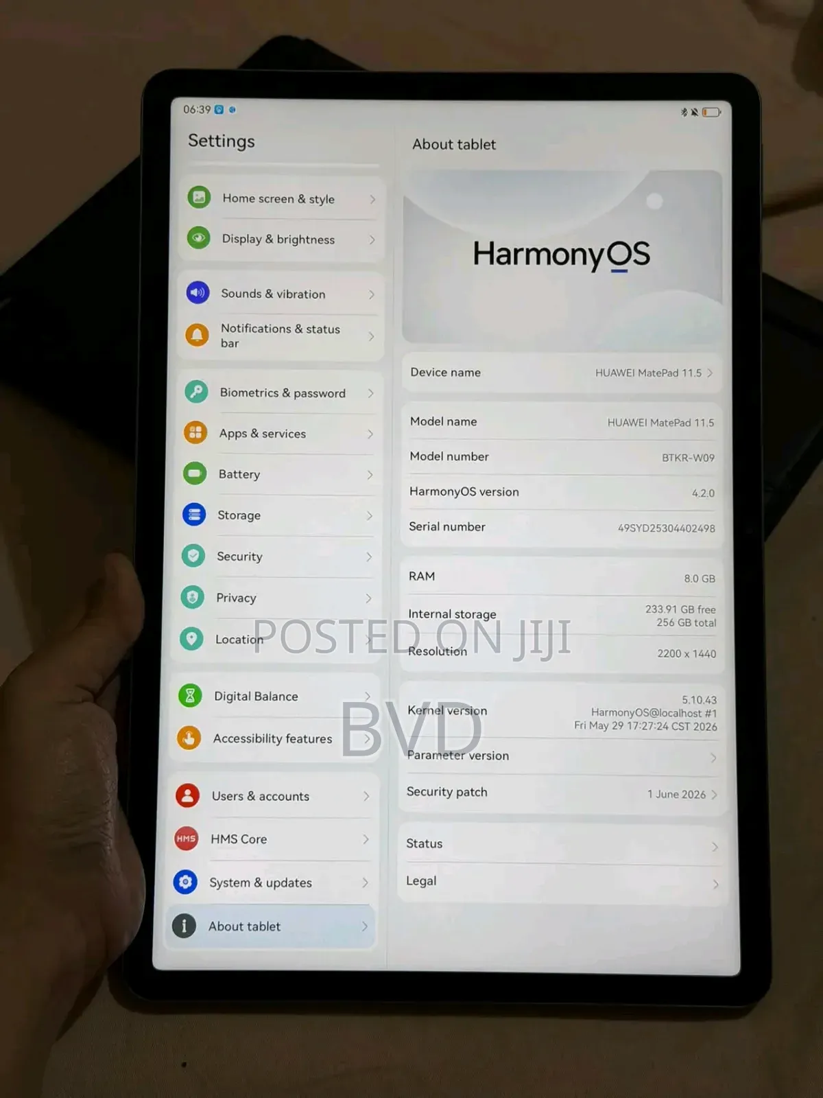 Huawei MatePad 11.5 256 GB Black