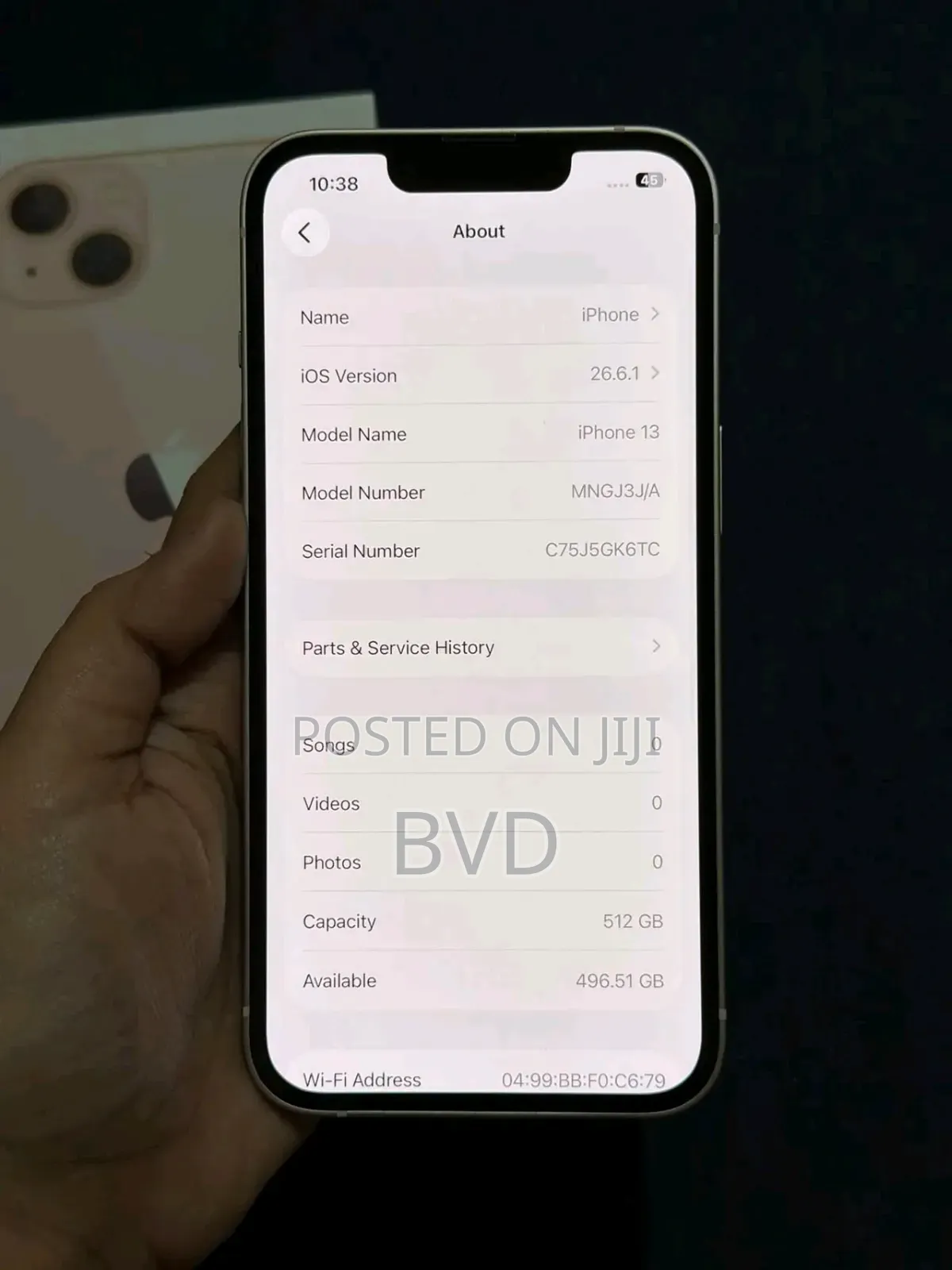 New Apple iPhone 13 512 GB Gold