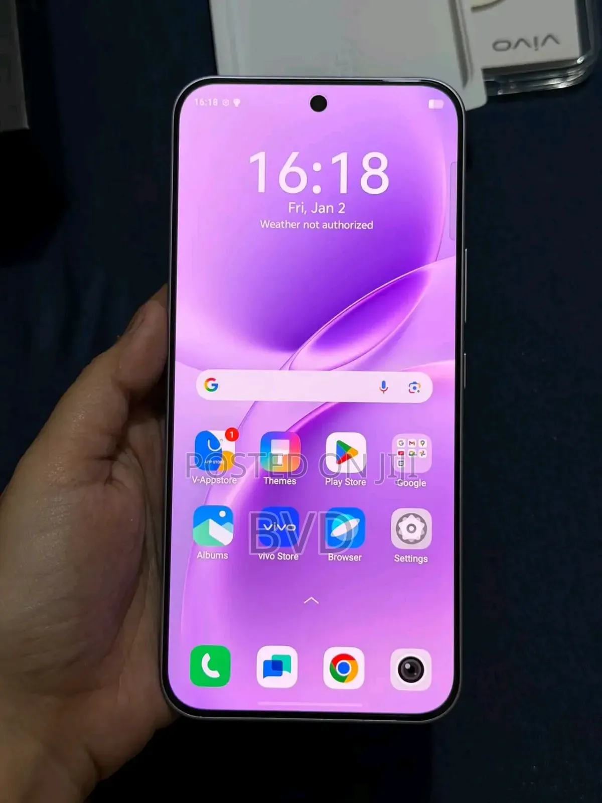 New Vivo V70 256 GB Pink