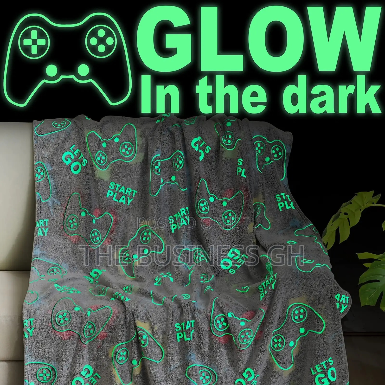 Glow in the Dark Gamer Blanket