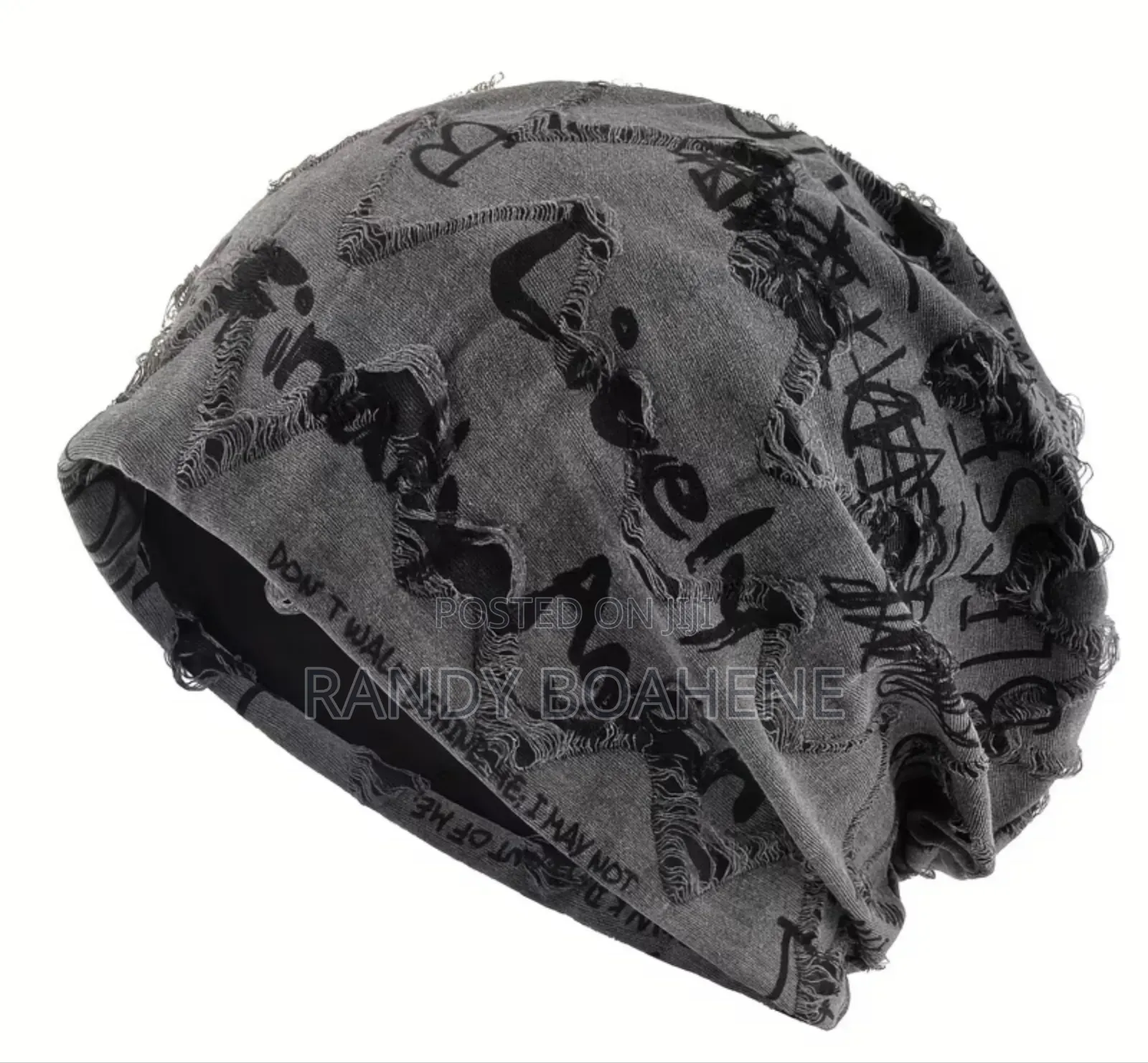 Graffiti Distressed Beanie