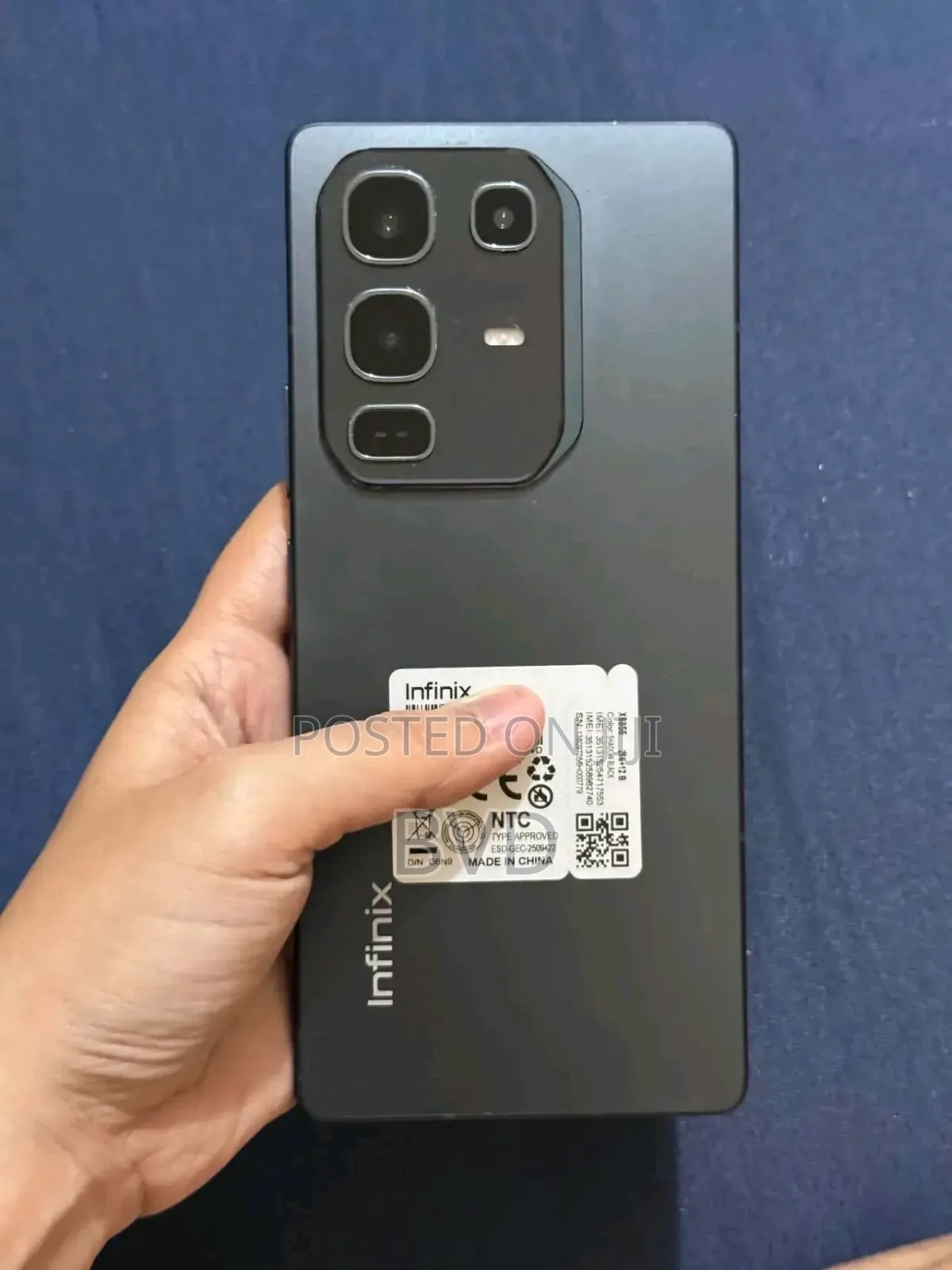 Infinix Note 50 4G 256 GB Black