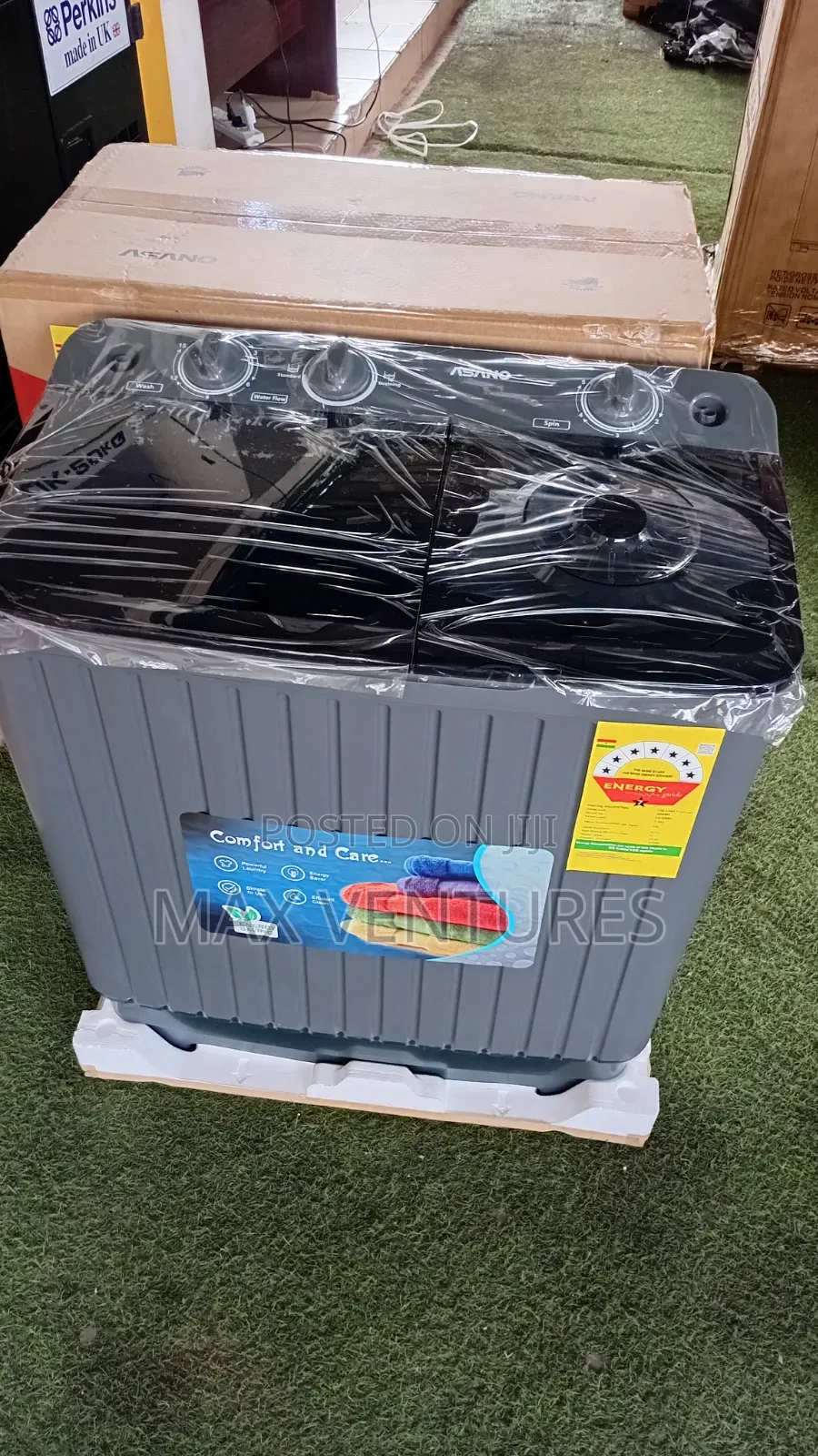 Asano 8KG | 8KG Twin Tub With a Classy Finish Washing Machine
