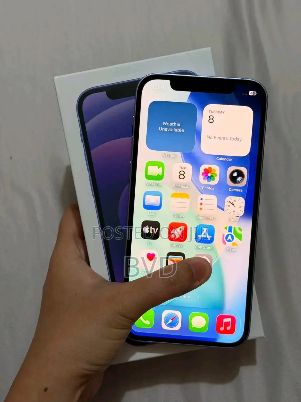 New Apple iPhone 12 256 GB Blue