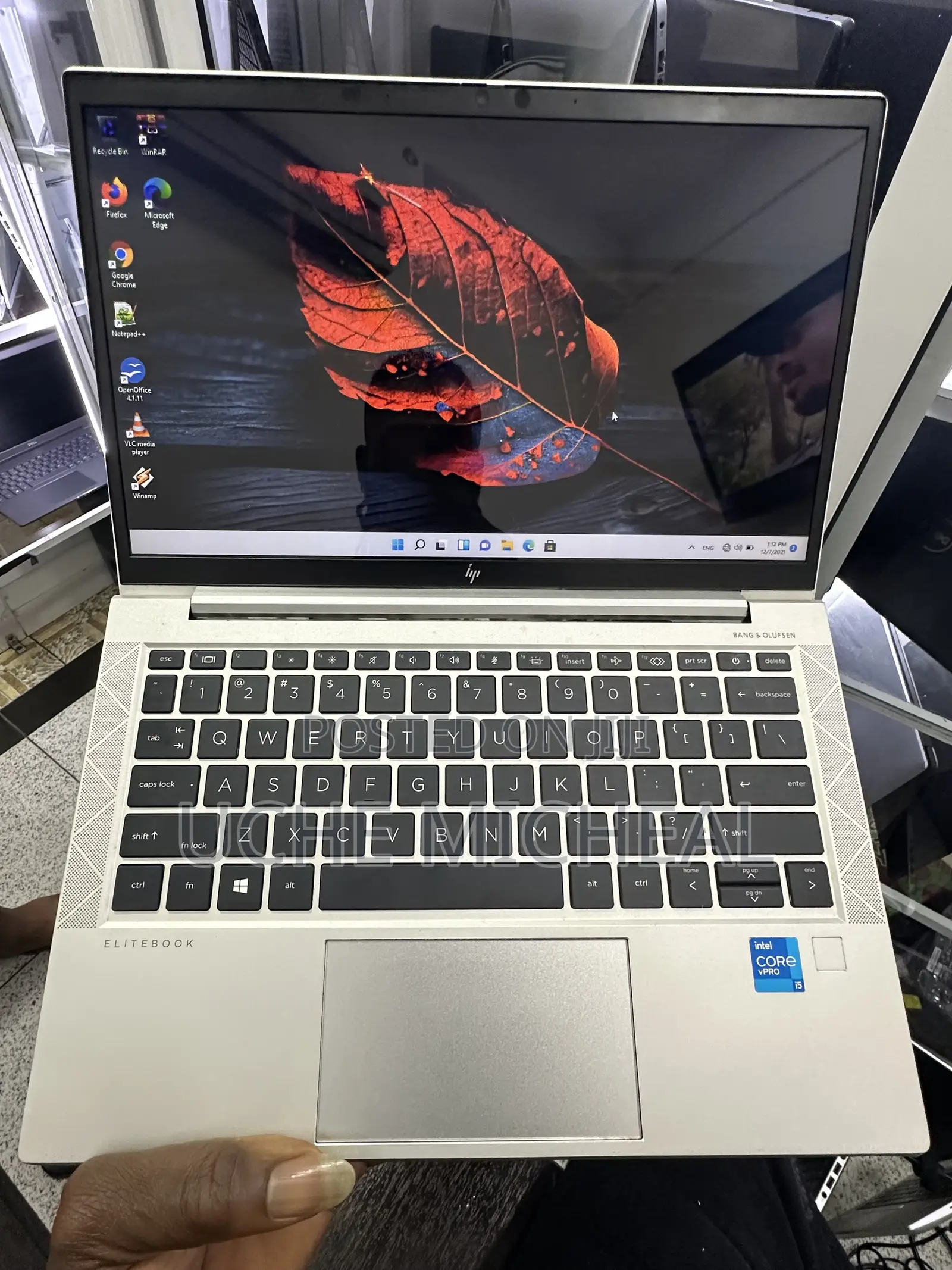 Laptop HP EliteBook 830 G8 16GB Intel Core i5 SSD 256GB