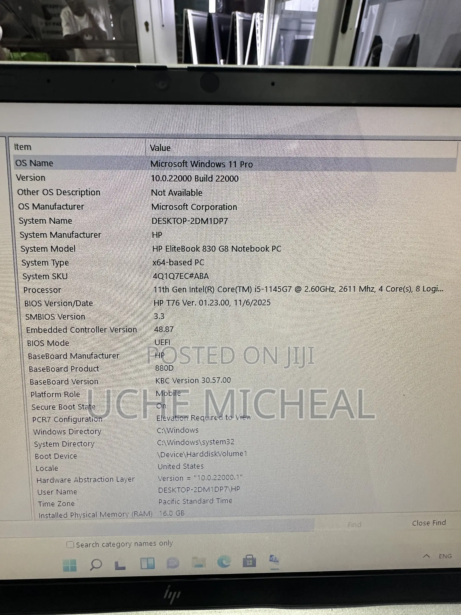 Laptop HP EliteBook 830 G8 16GB Intel Core i5 SSD 256GB