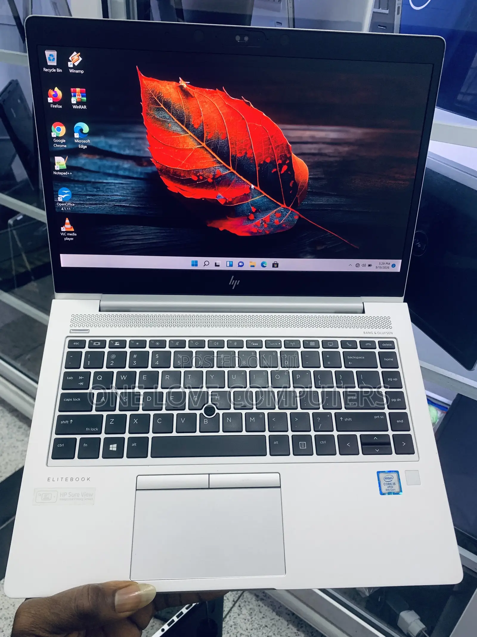 Laptop HP EliteBook 840 G5 8GB Intel Core i5 SSD 256GB