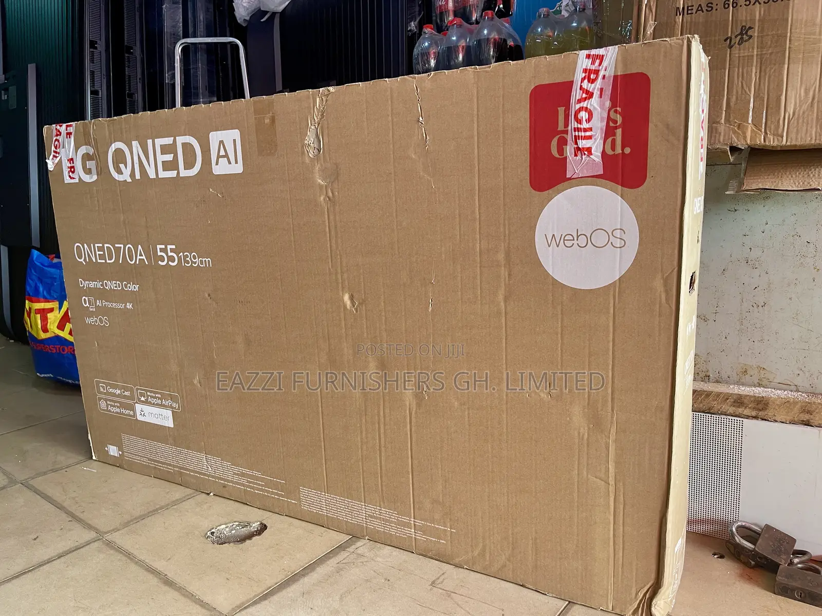 QNED LG 55 Inch Smart Uhd HDR Dynamic Pictures 2025/26 Satellite TV