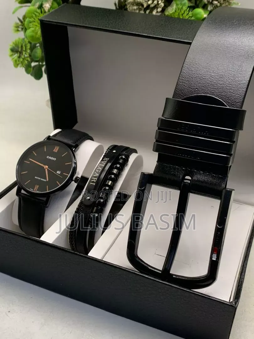 Watch With Bracelet ,Belt and Box With Bag