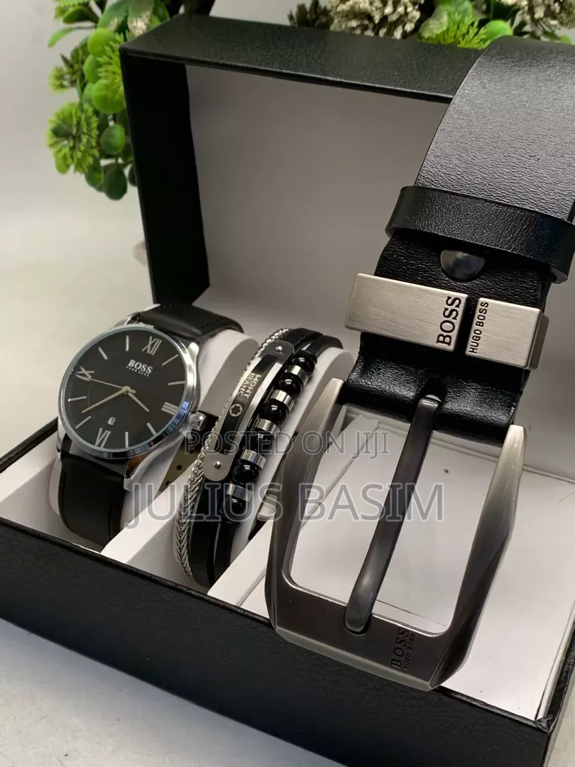 Watch With Bracelet ,Belt and Box With Bag