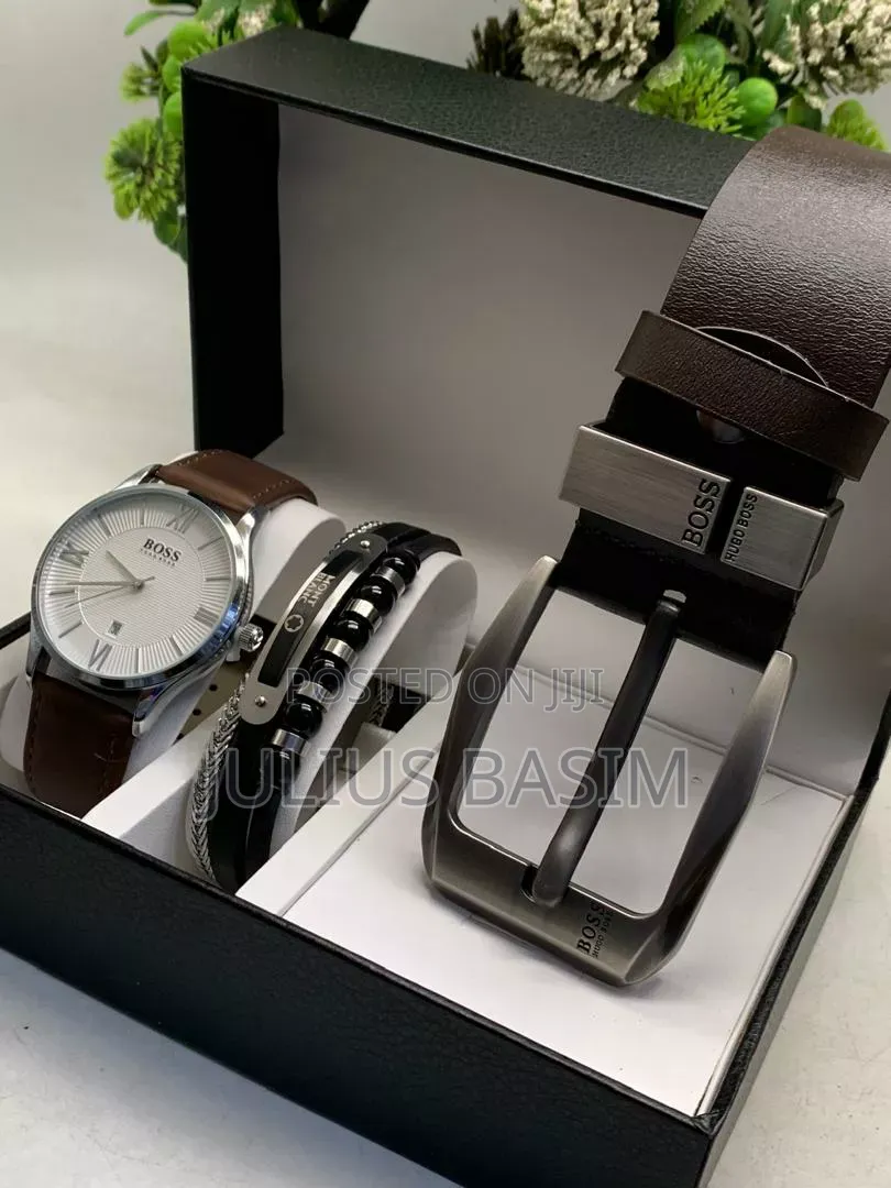 Watch With Bracelet ,Belt and Box With Bag