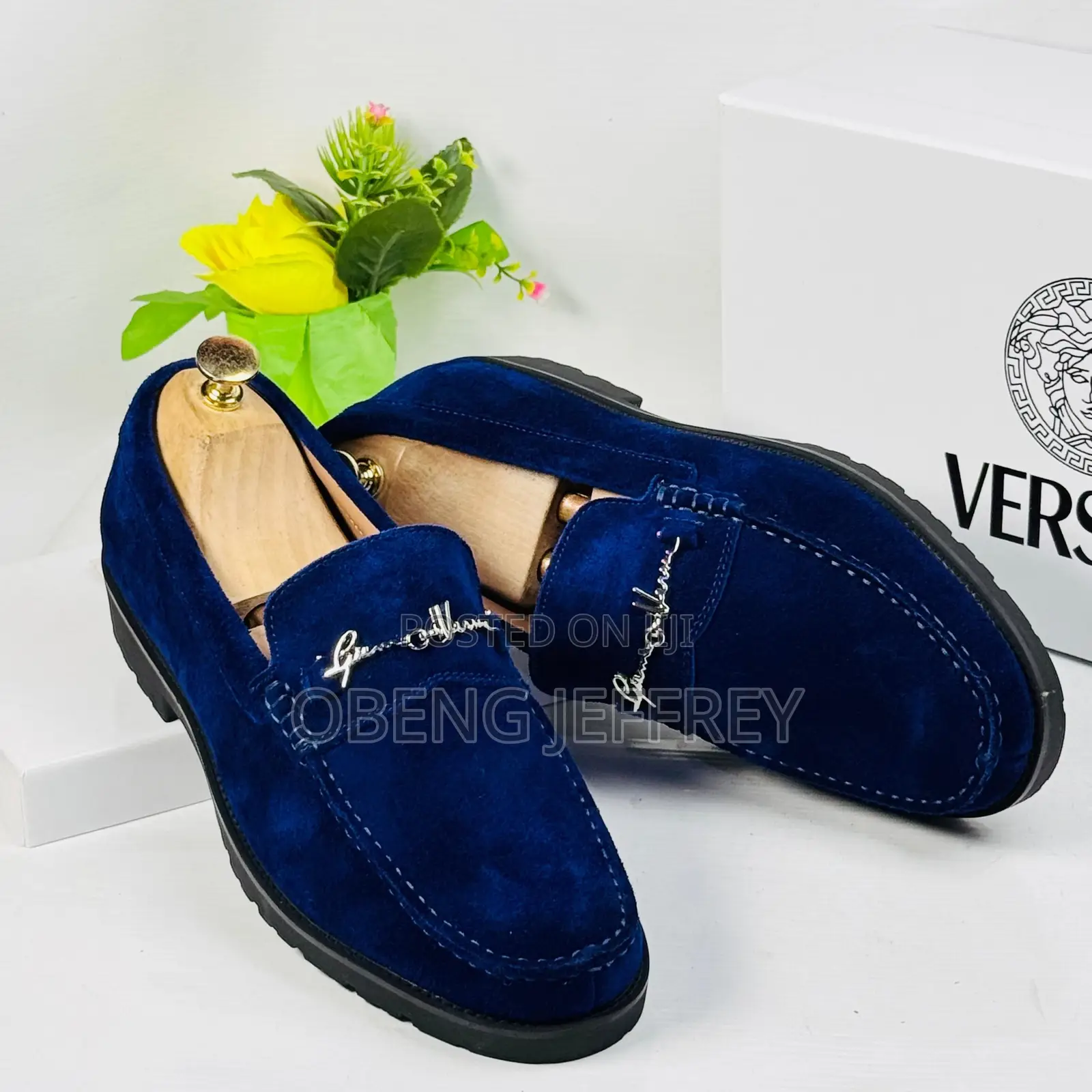 Original Versace Men’s Loafer Blue