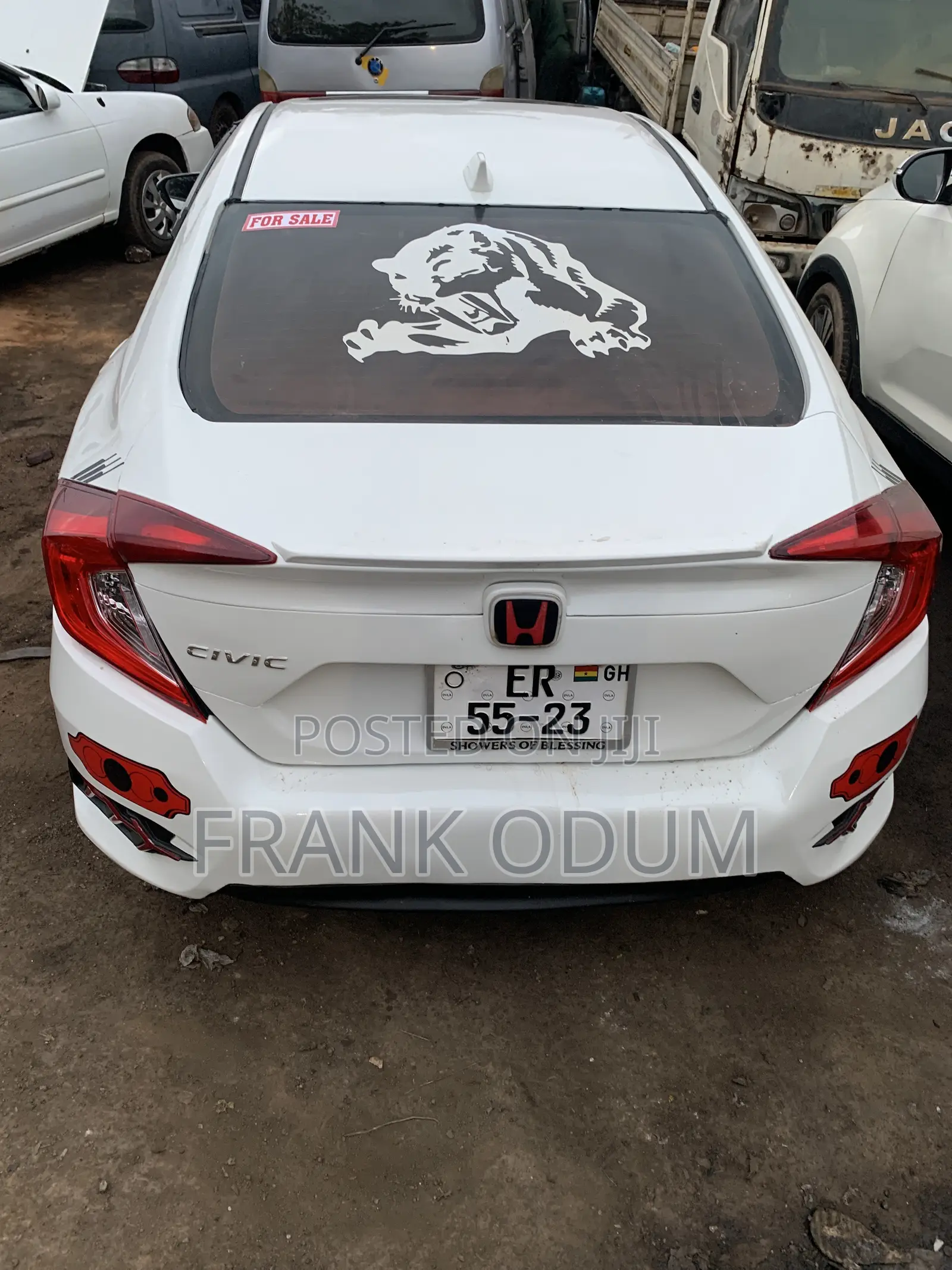 Honda Civic EX-L 4dr Sedan (1.5L 4cyl) 2017 White