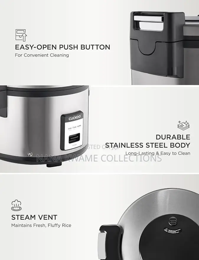 Cuckoo CR-3055 Commercial Rice Cooker Warmer, an 60 Cups Cooked).