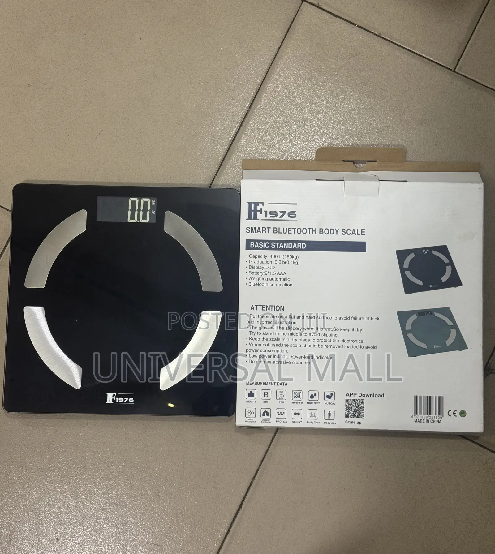 Smart Bluetooth Body Scale