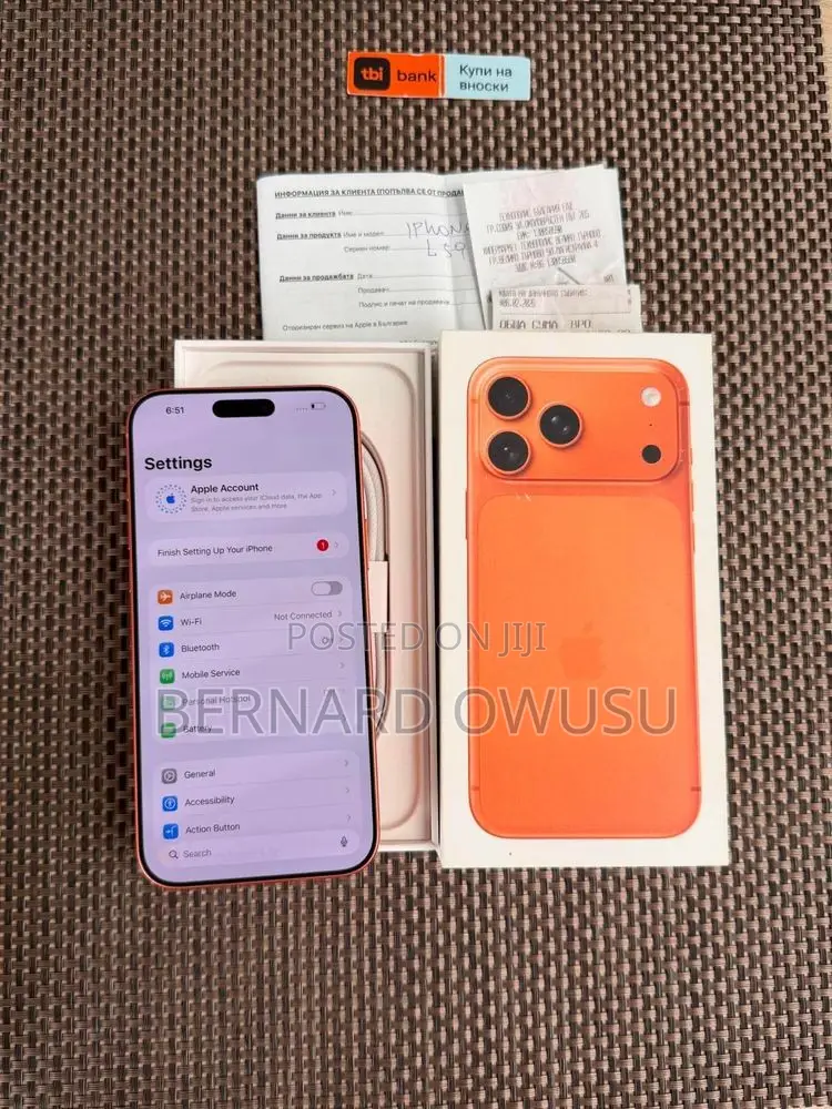 New Apple iPhone 17 Pro Max 256 GB Orange