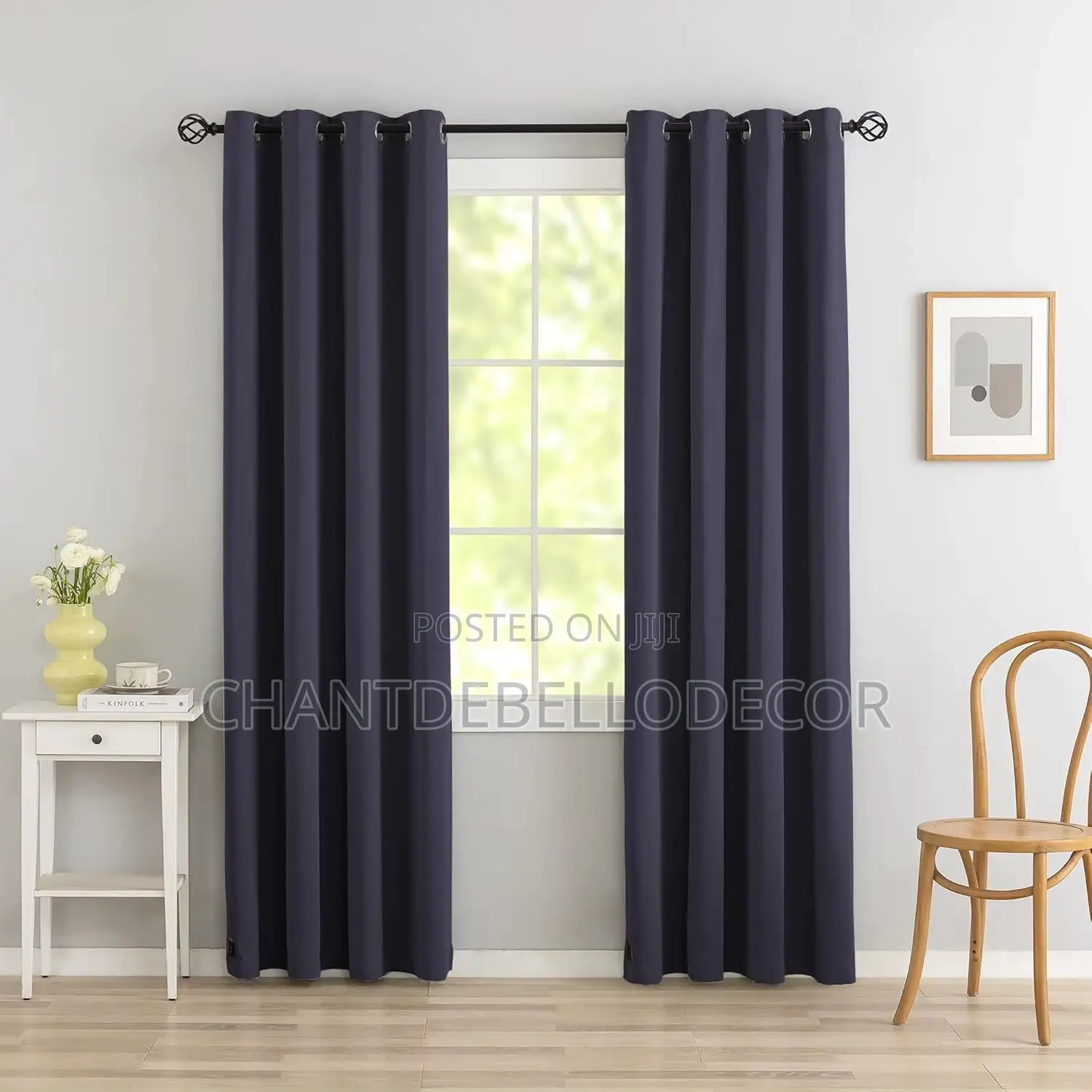 The Perfect Curtains Blackout Curtains Voile Combination