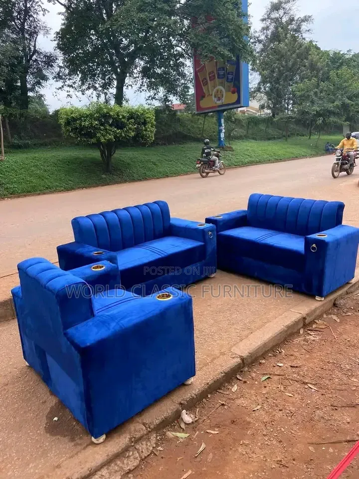 Velvet-Upholstered